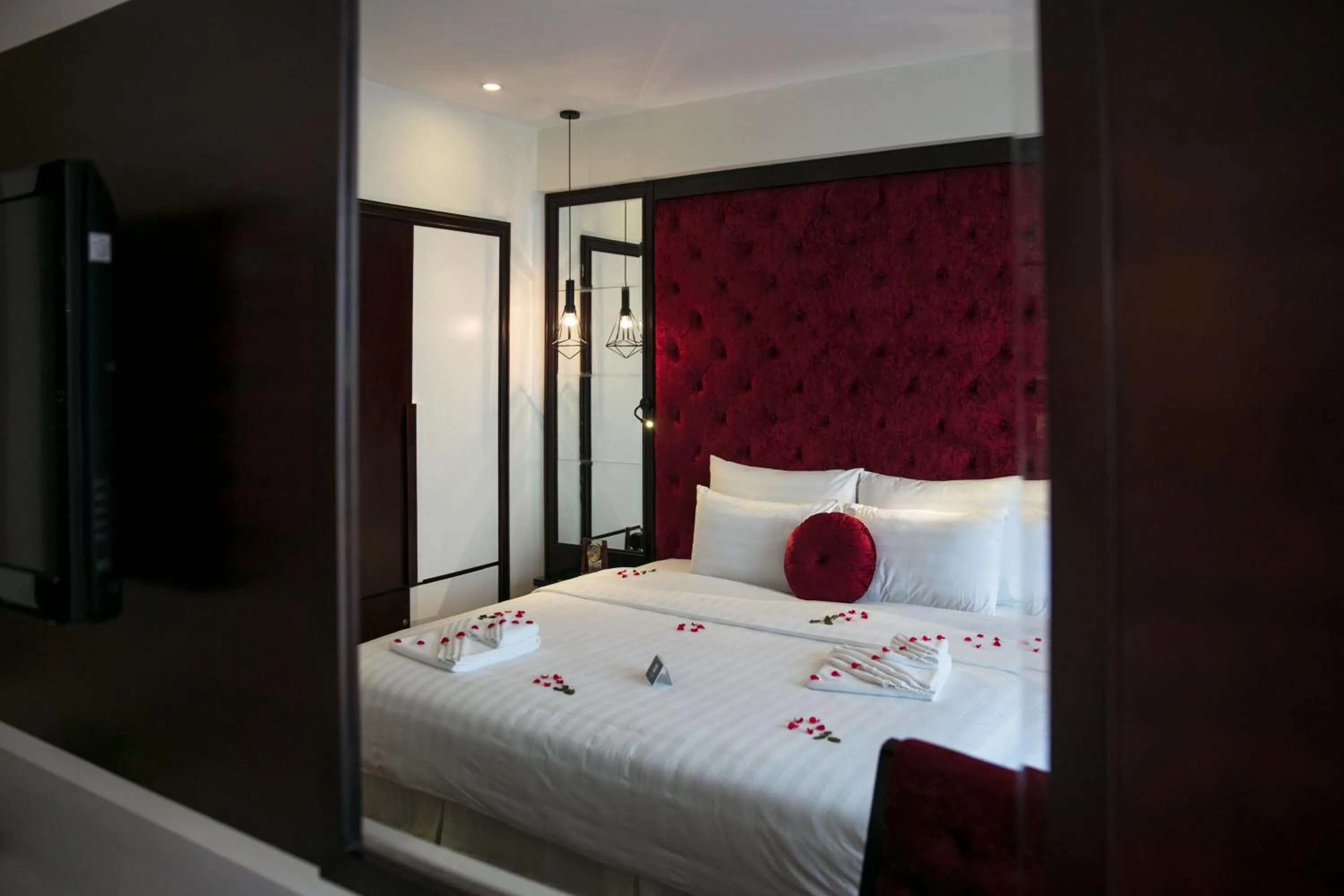 Decorative detail, Bed in Serene Boutique Hotel & Spa