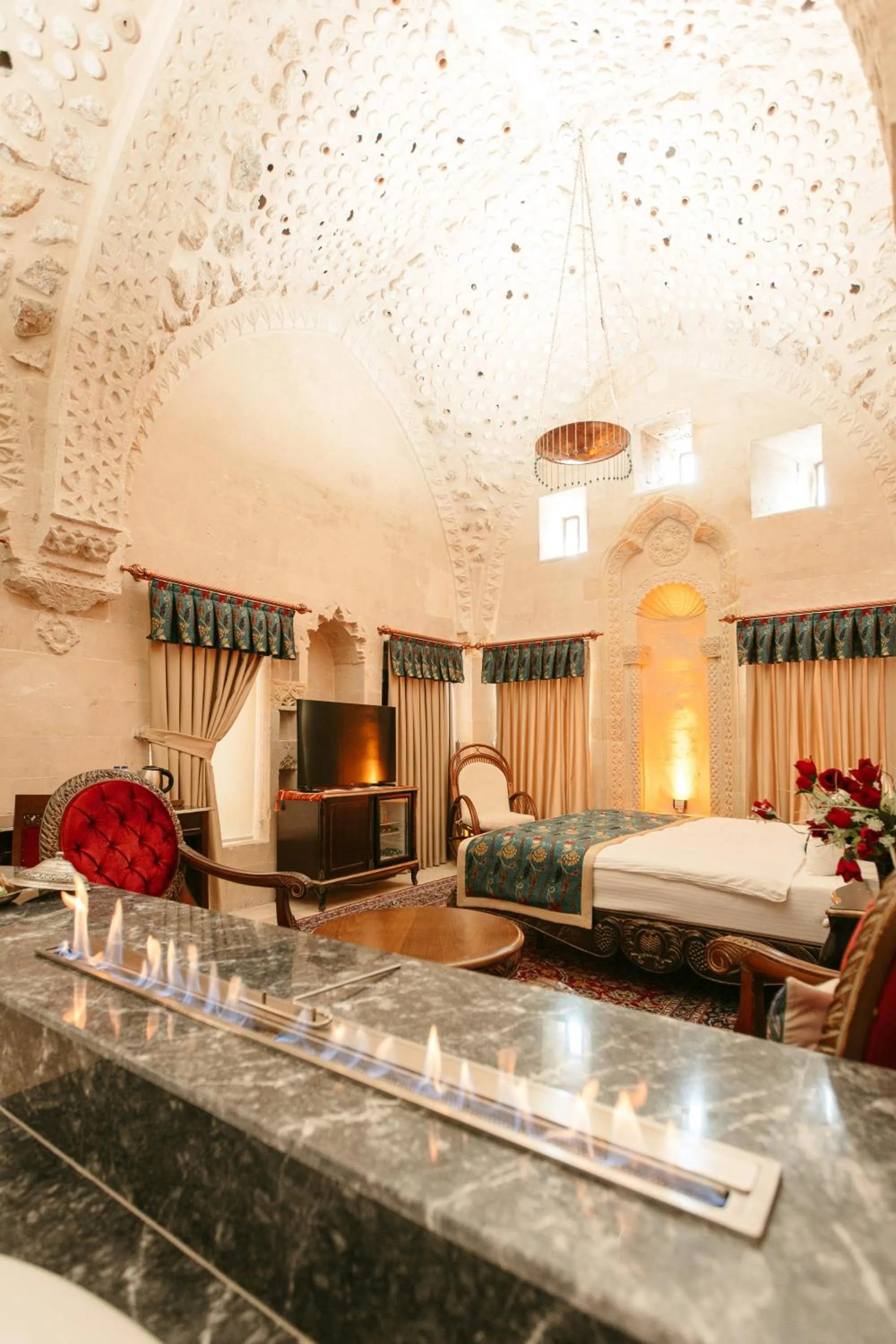 Bed in Maridin Hotel