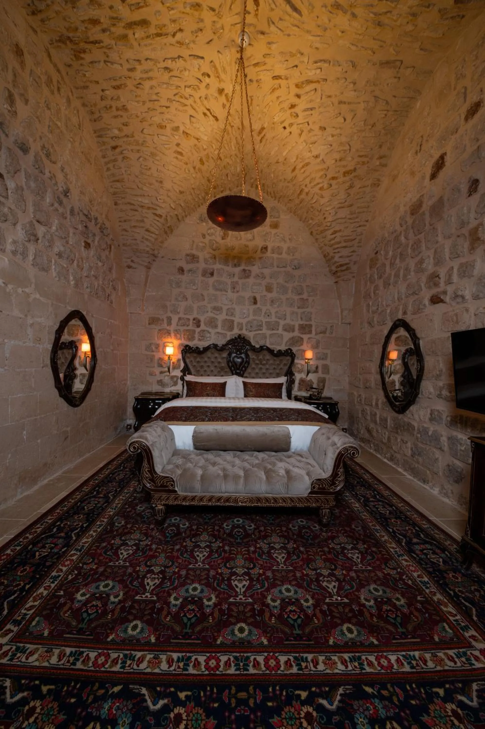 Bed in Maridin Hotel