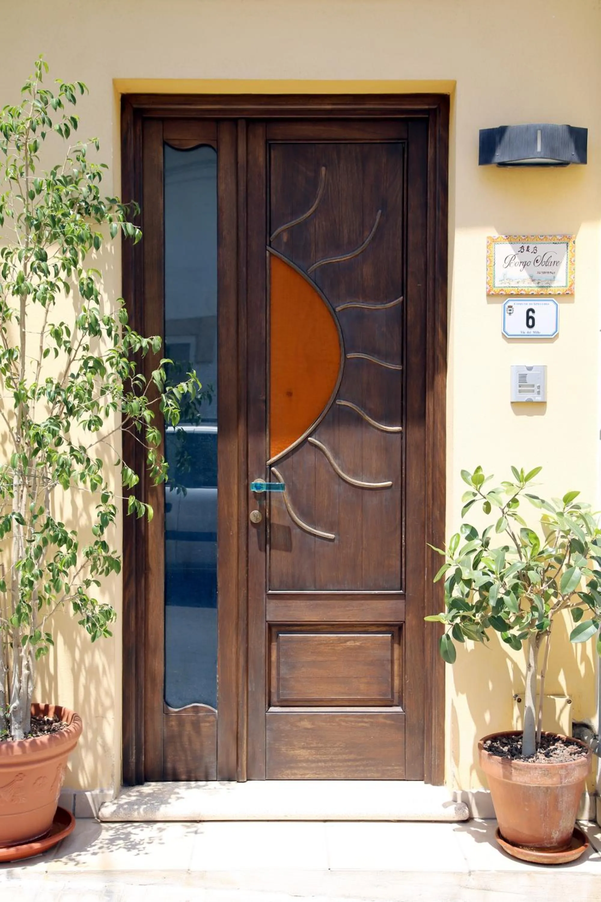 Facade/entrance in B&B Borgosolare