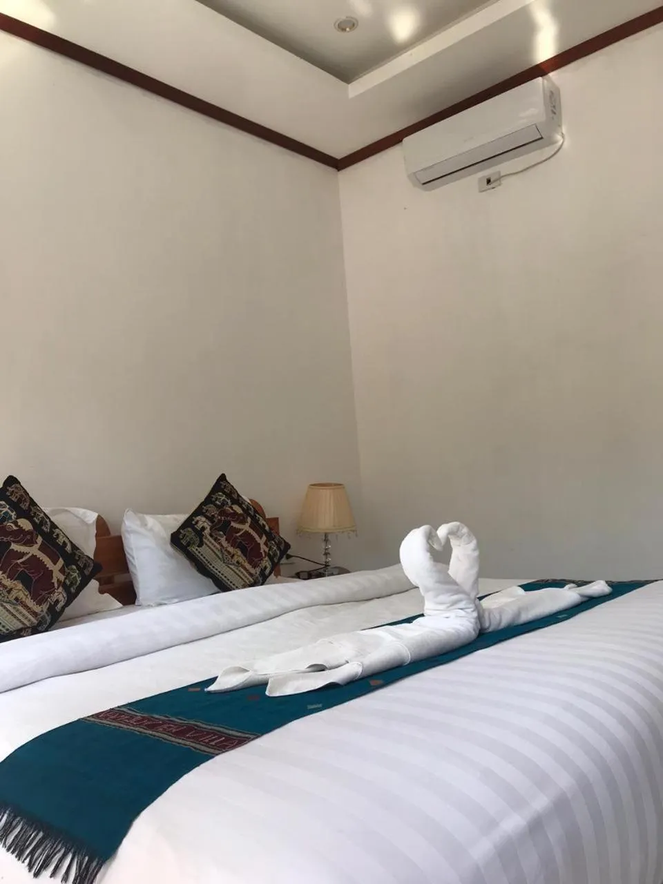 Bed in Nam ou view villa