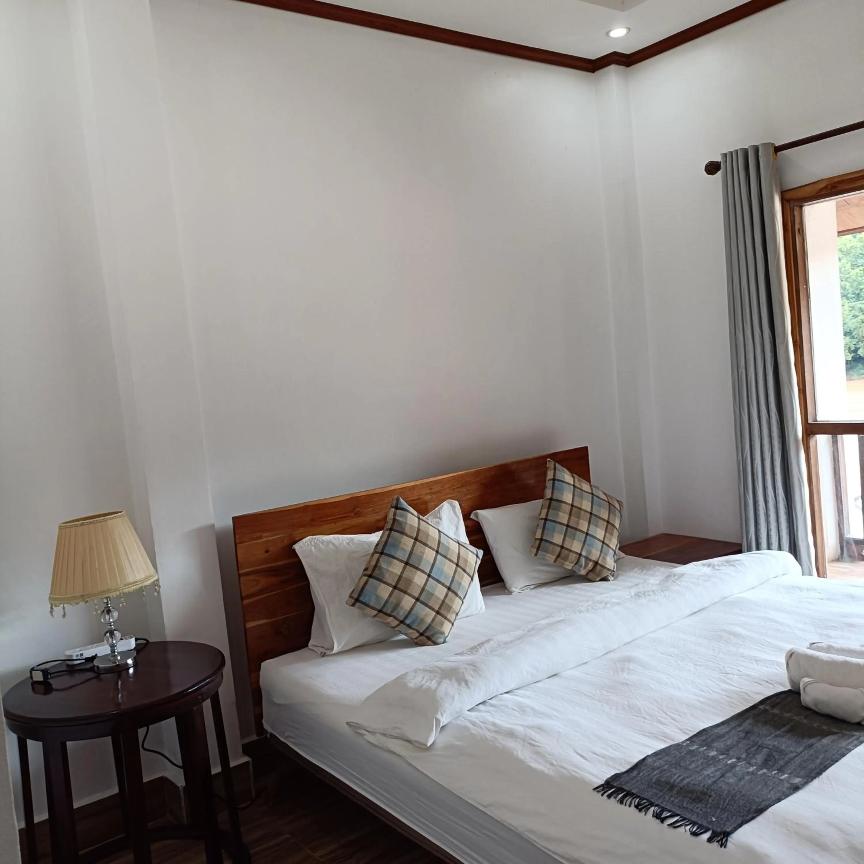 Bed in Nam ou view villa