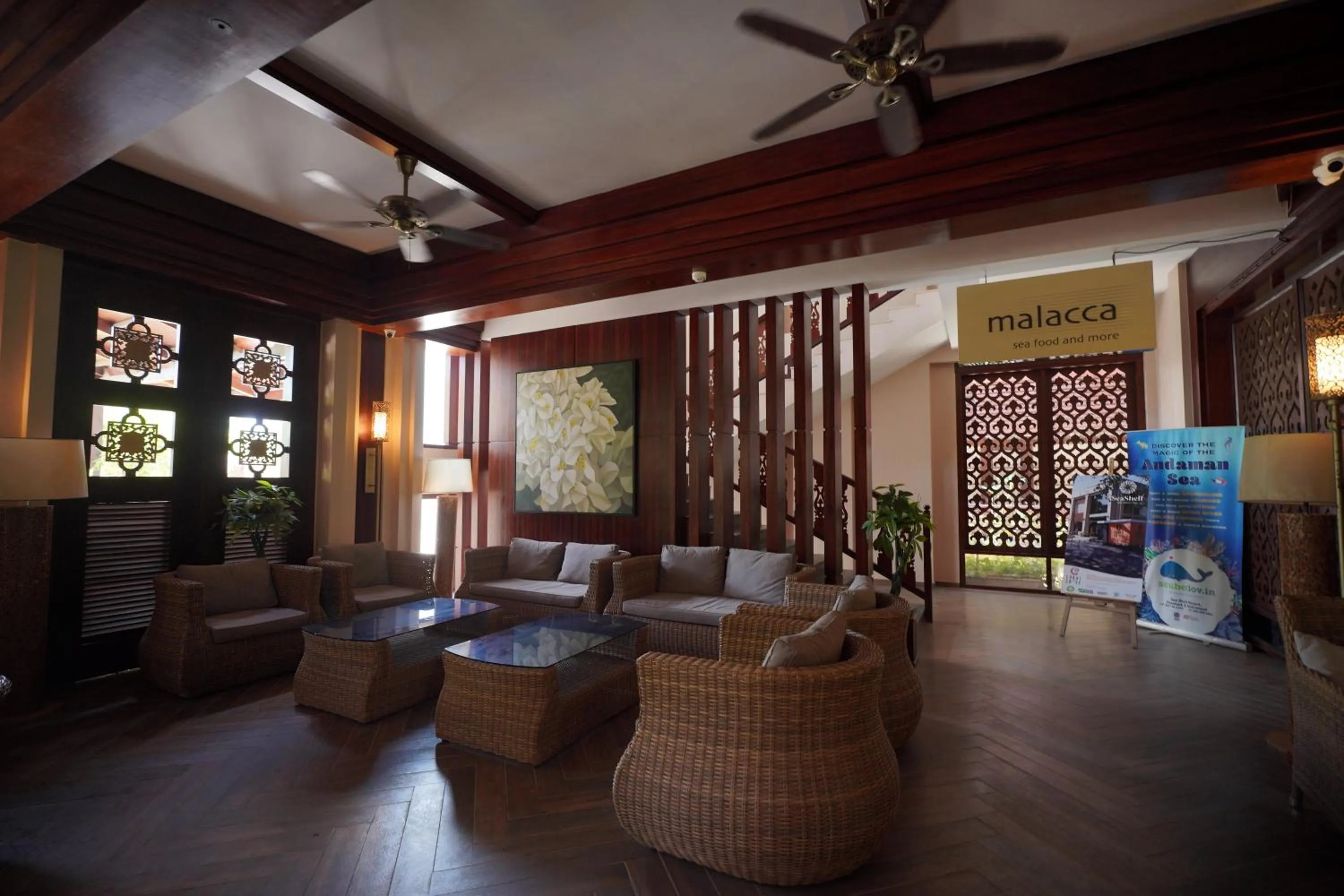 Lobby or reception in Sea Shell Samssara