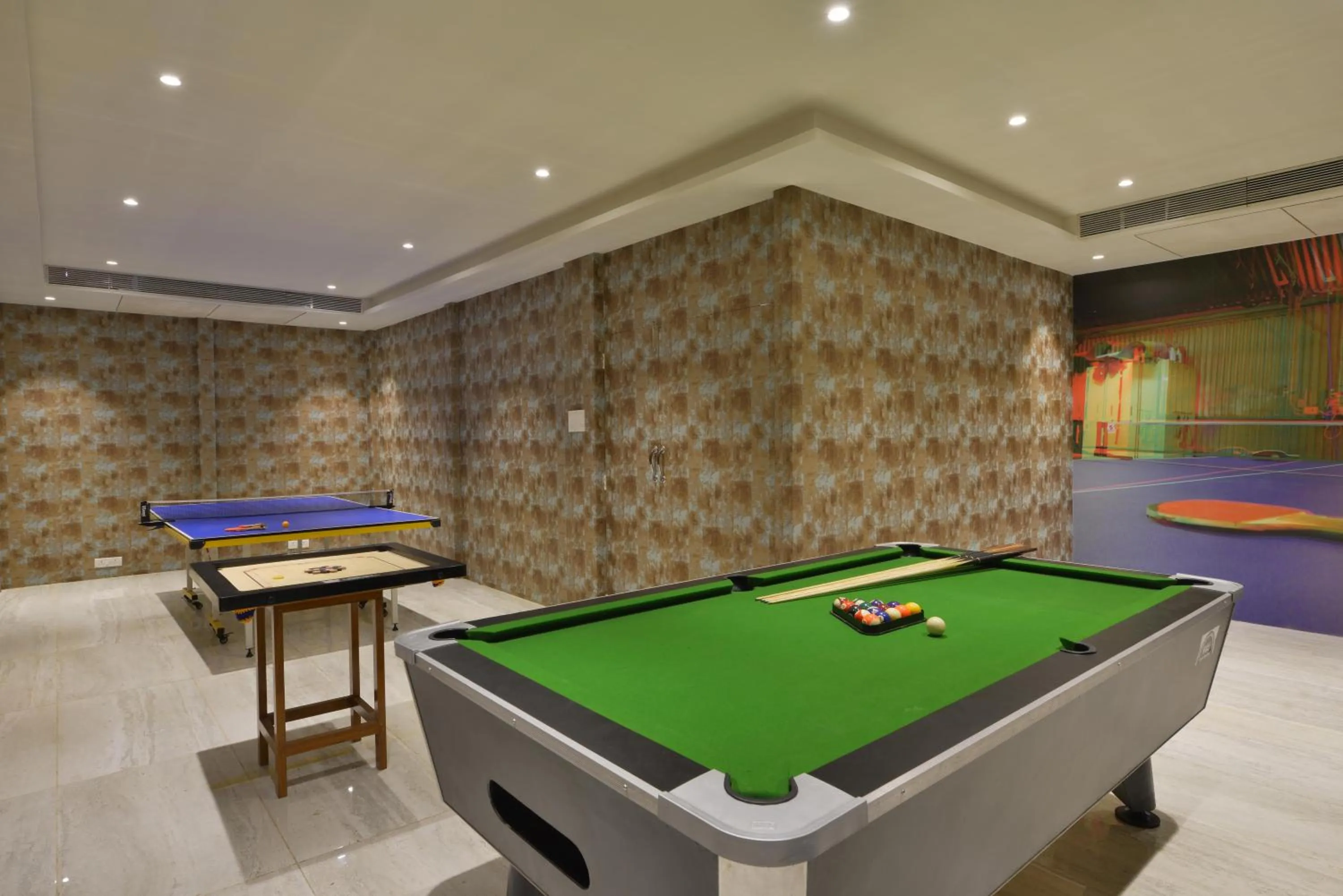 Game Room in Treat Beach Resort
