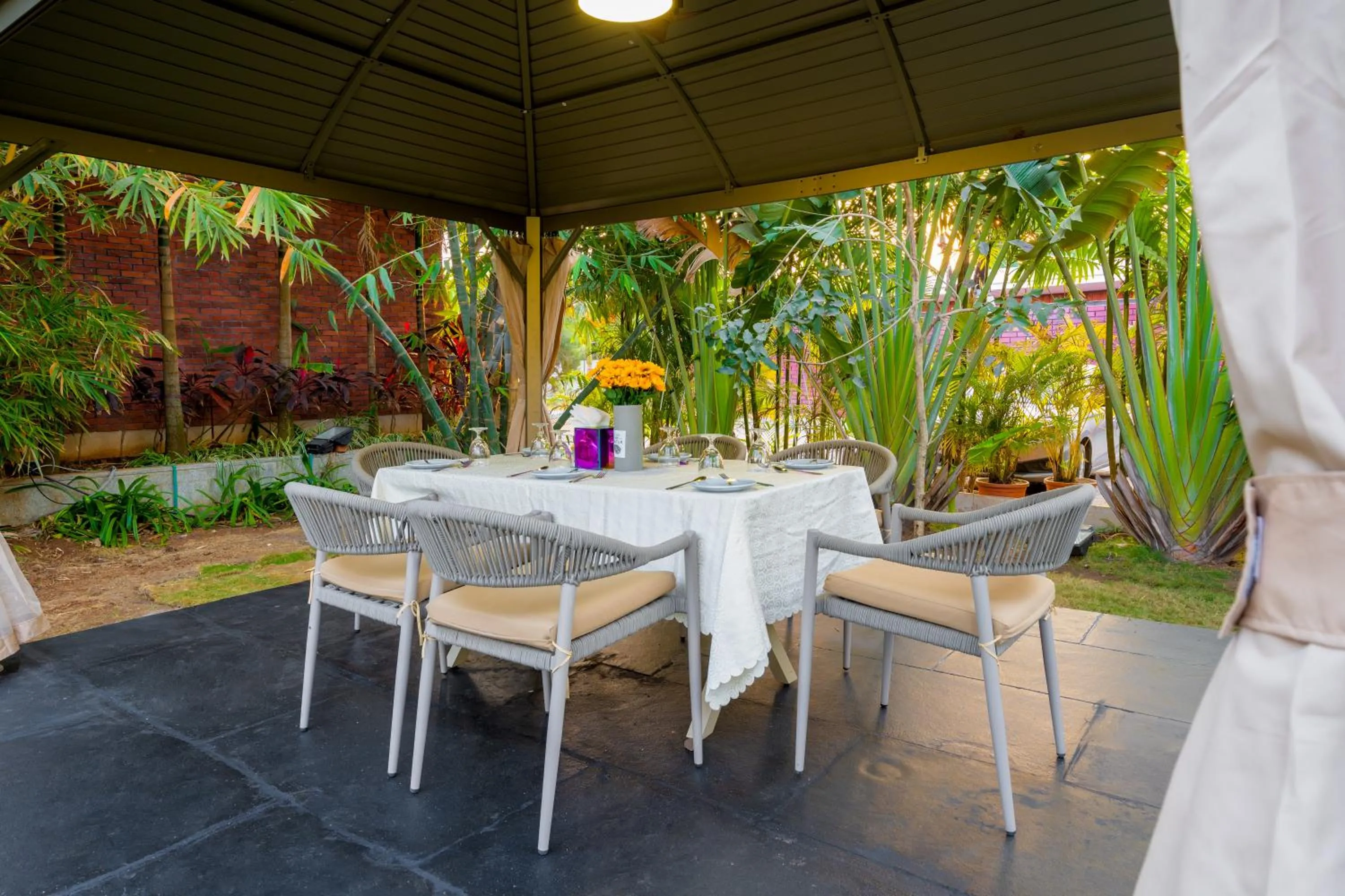 Restaurant/places to eat in Treat Beach Resort