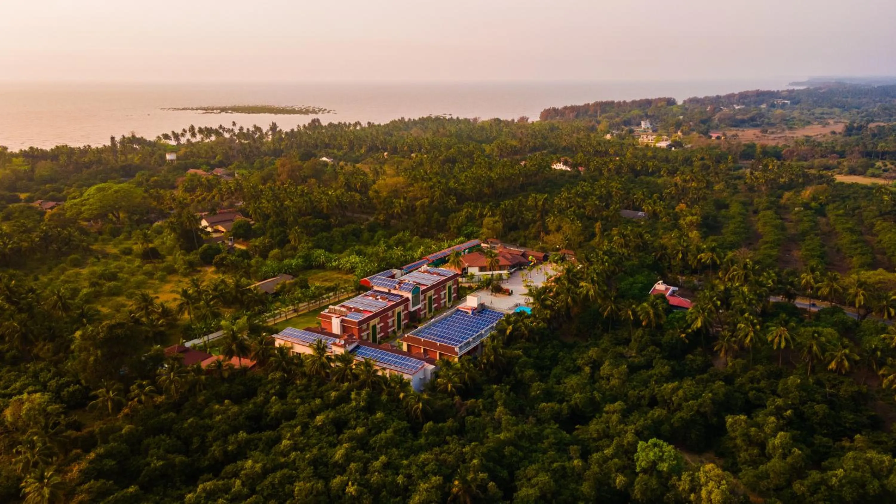 Bird's eye view in Treat Beach Resort