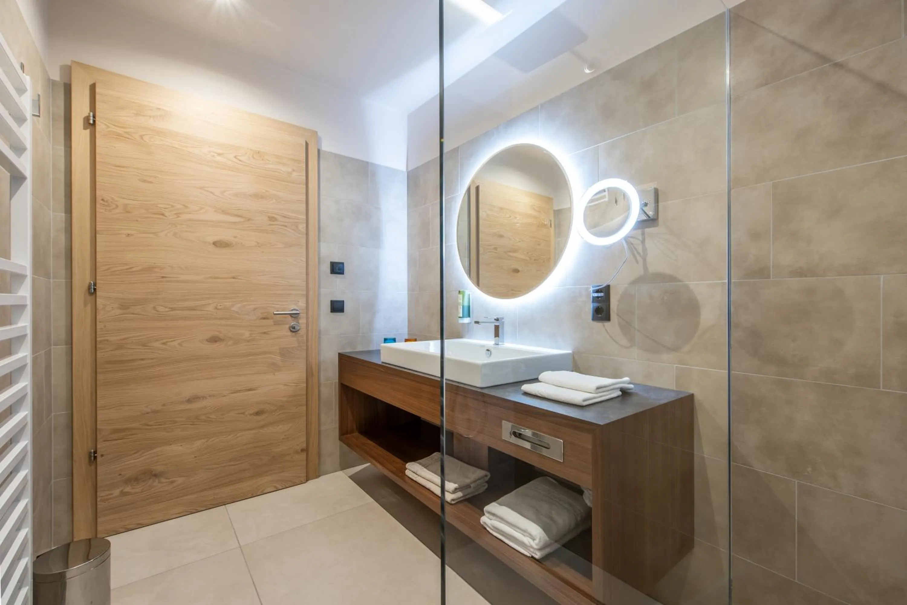 Bathroom in Panoramahotel Obkircher