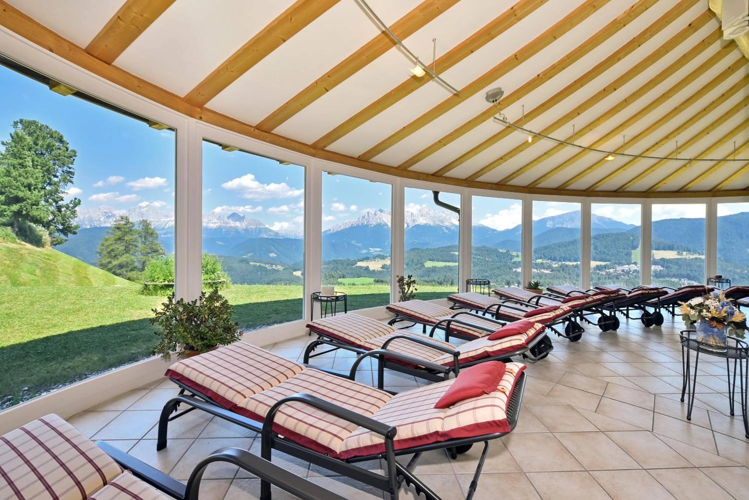 Sauna in Panoramahotel Obkircher