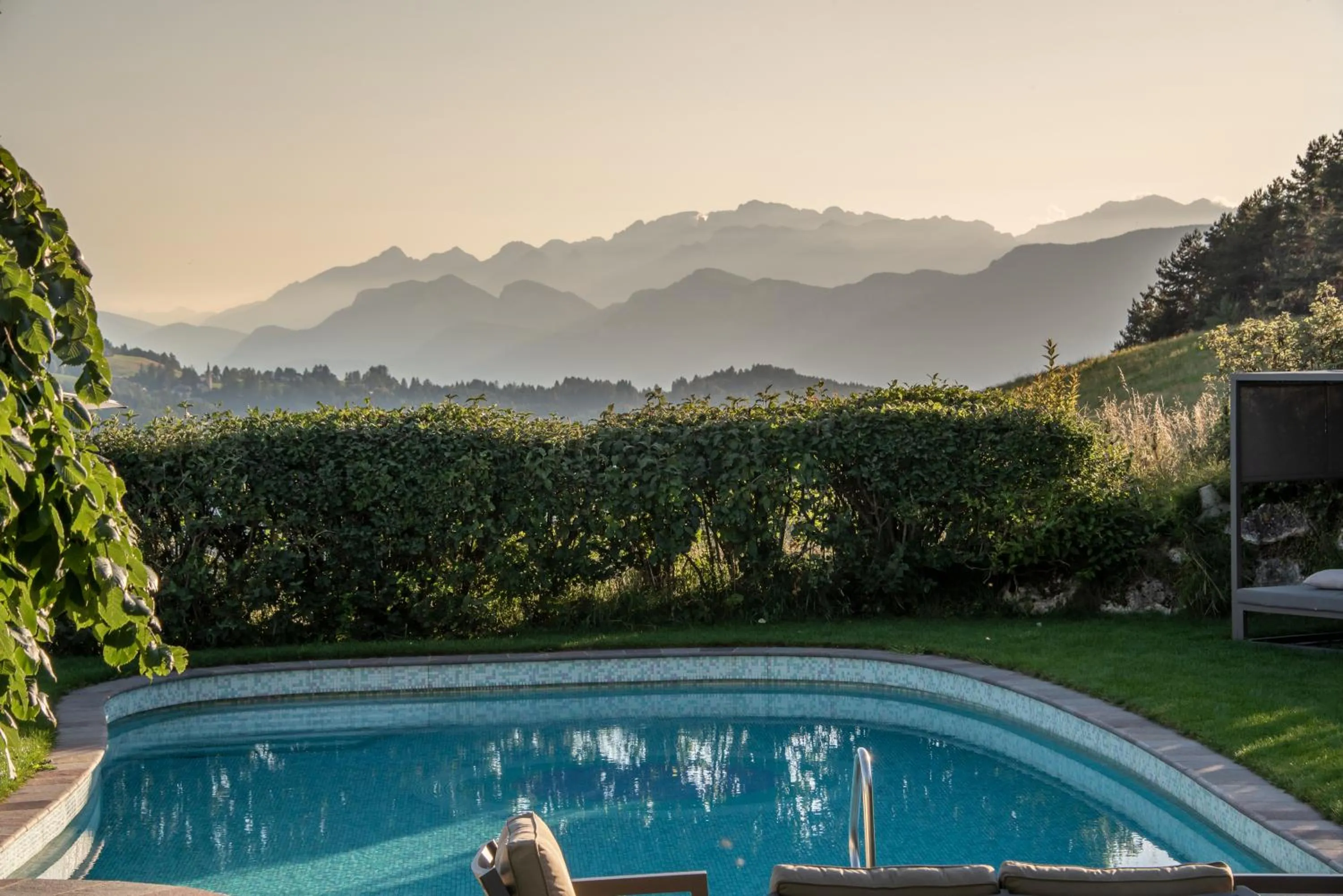 Swimming pool in Panoramahotel Obkircher