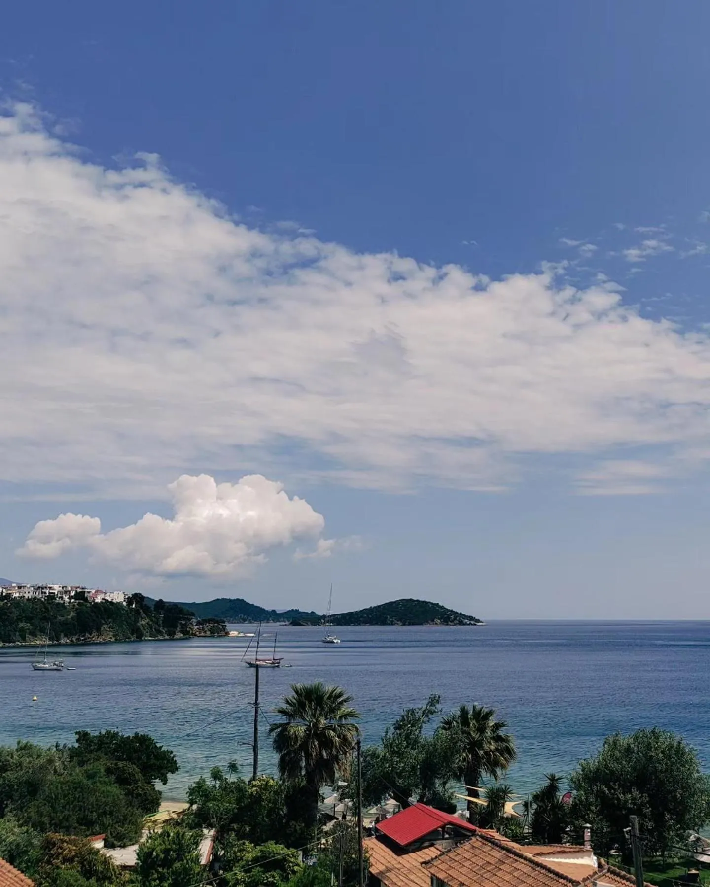 Sea view in Nimfi Hotel, Skiathos