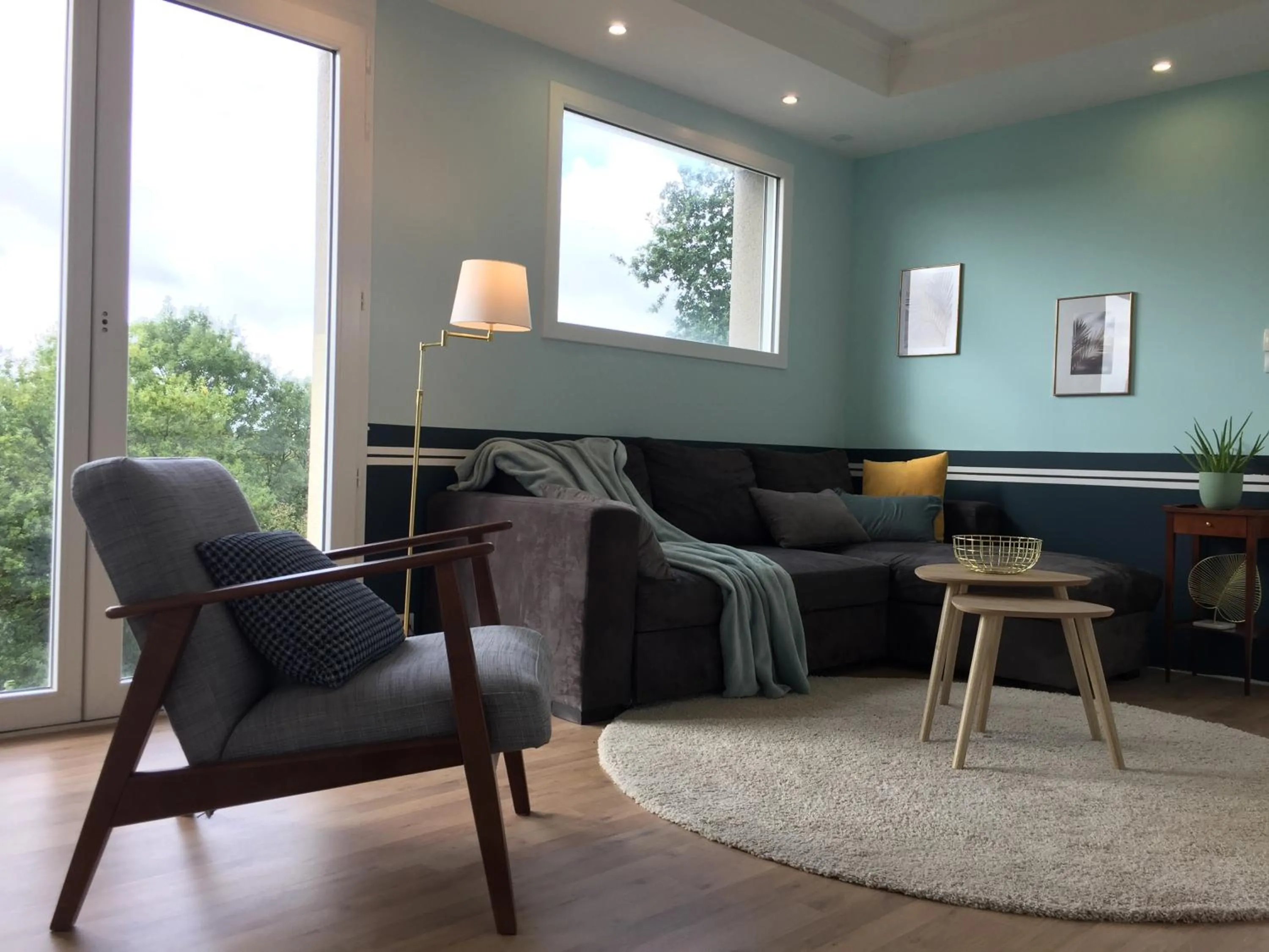 Living room in Les sapins verts -inspiration deluxe