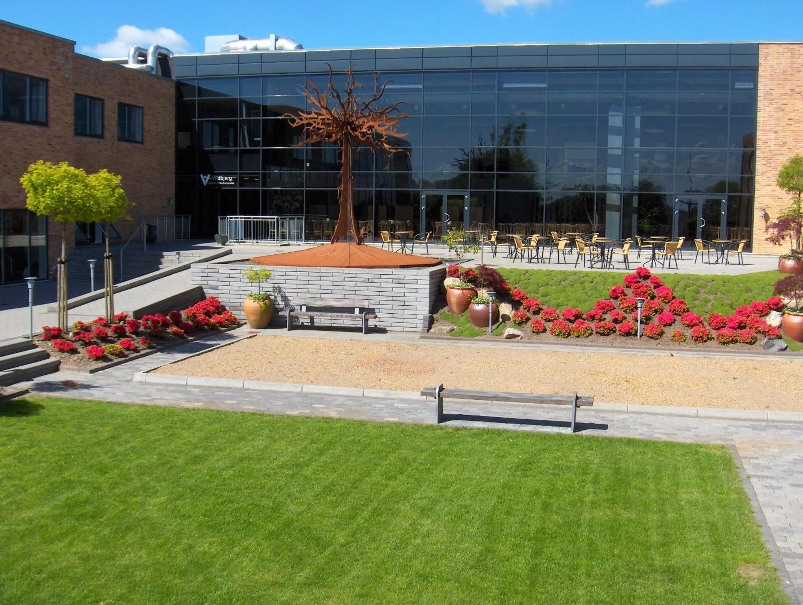 Facade/entrance in Vildbjerg Sports Hotel & Kulturcenter