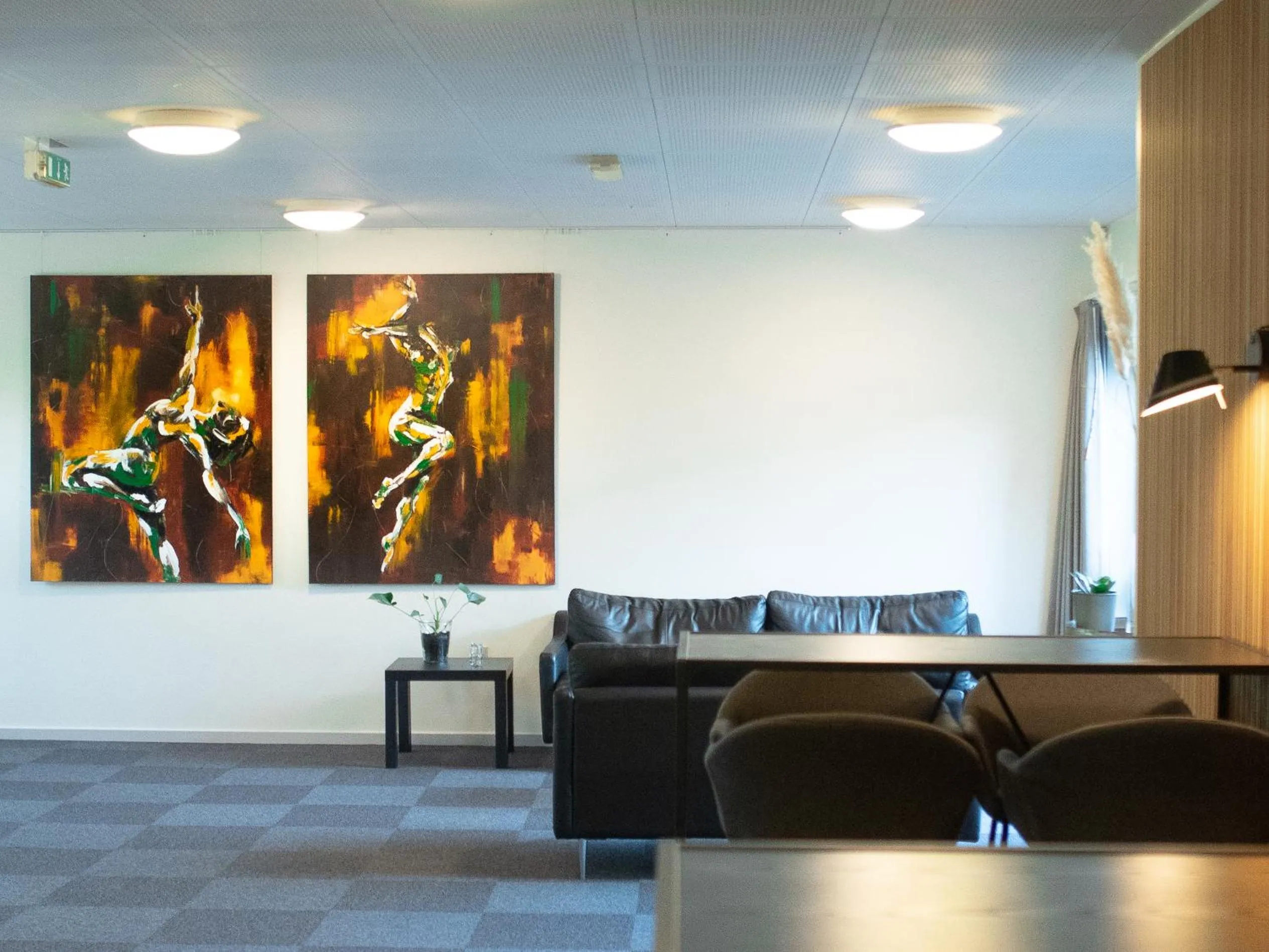 Communal lounge/ TV room in Vildbjerg Sports Hotel & Kulturcenter