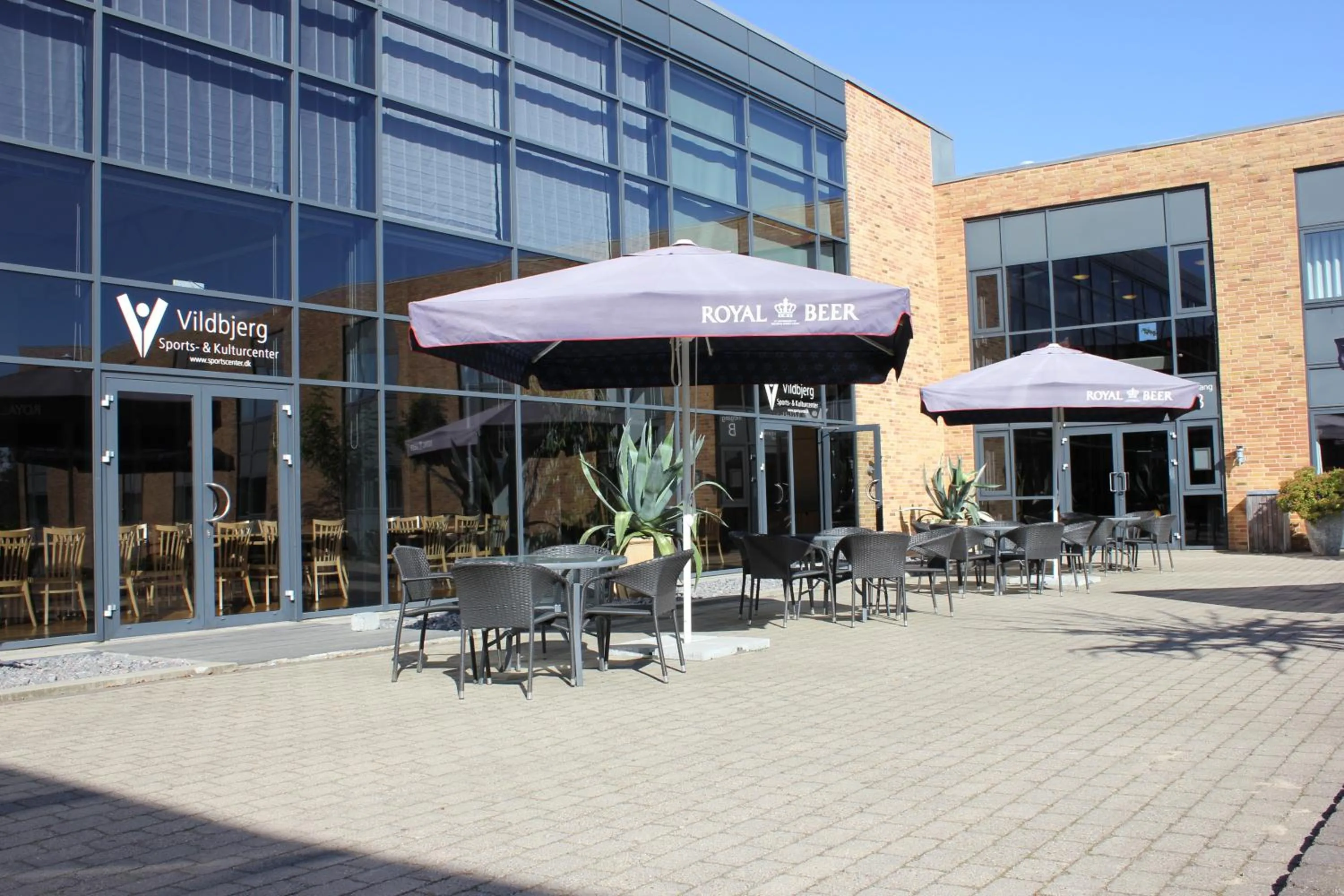 Balcony/Terrace in Vildbjerg Sports Hotel & Kulturcenter