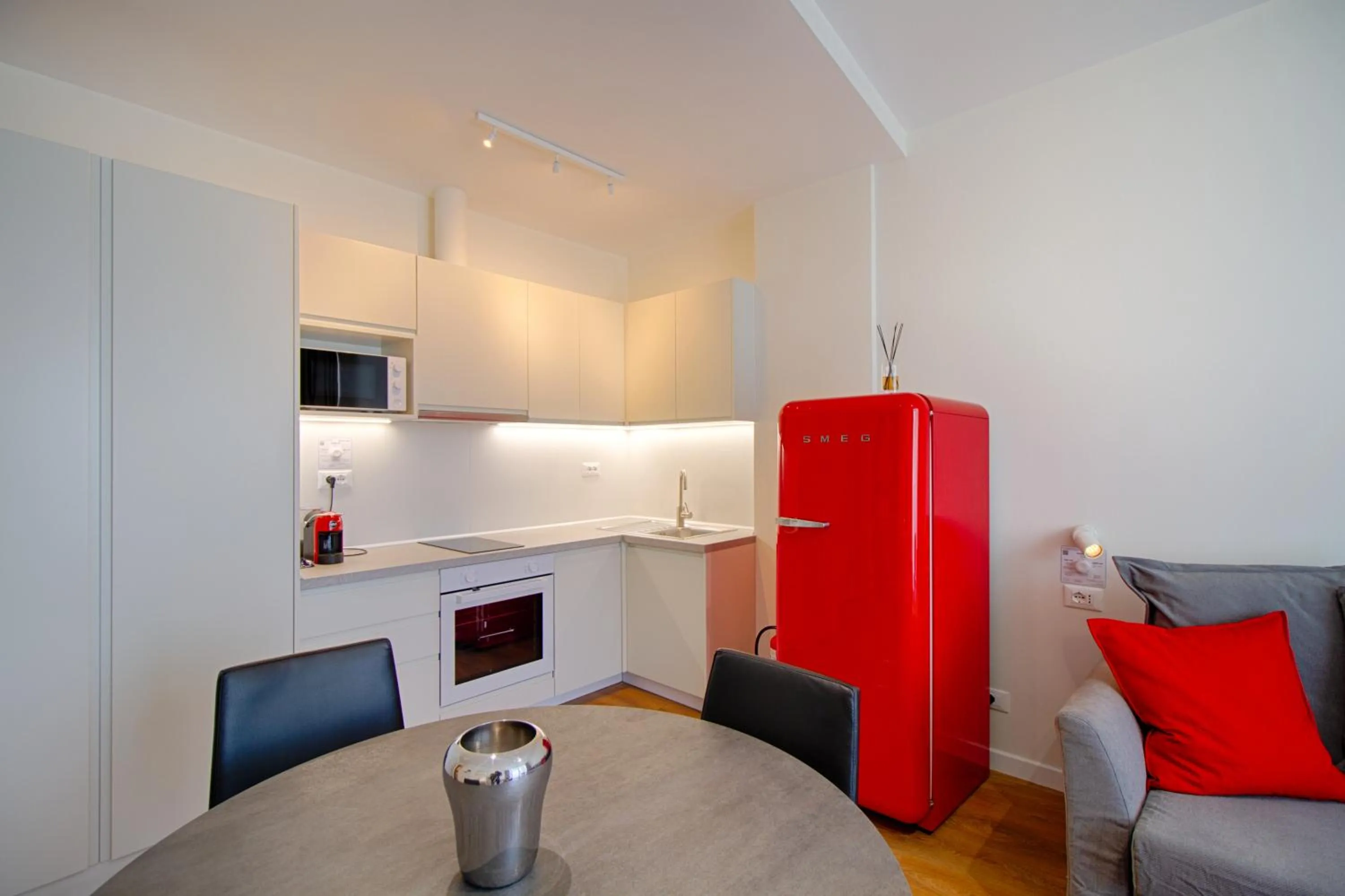 Kitchen or kitchenette in THE ROOMS - Serviced Apartments Tirana