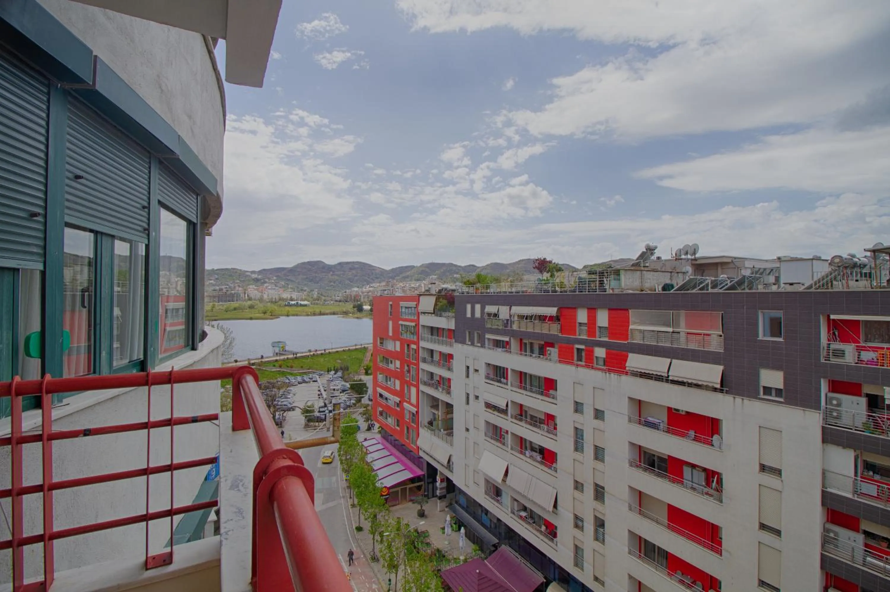 Balcony/Terrace in THE ROOMS - Serviced Apartments Tirana