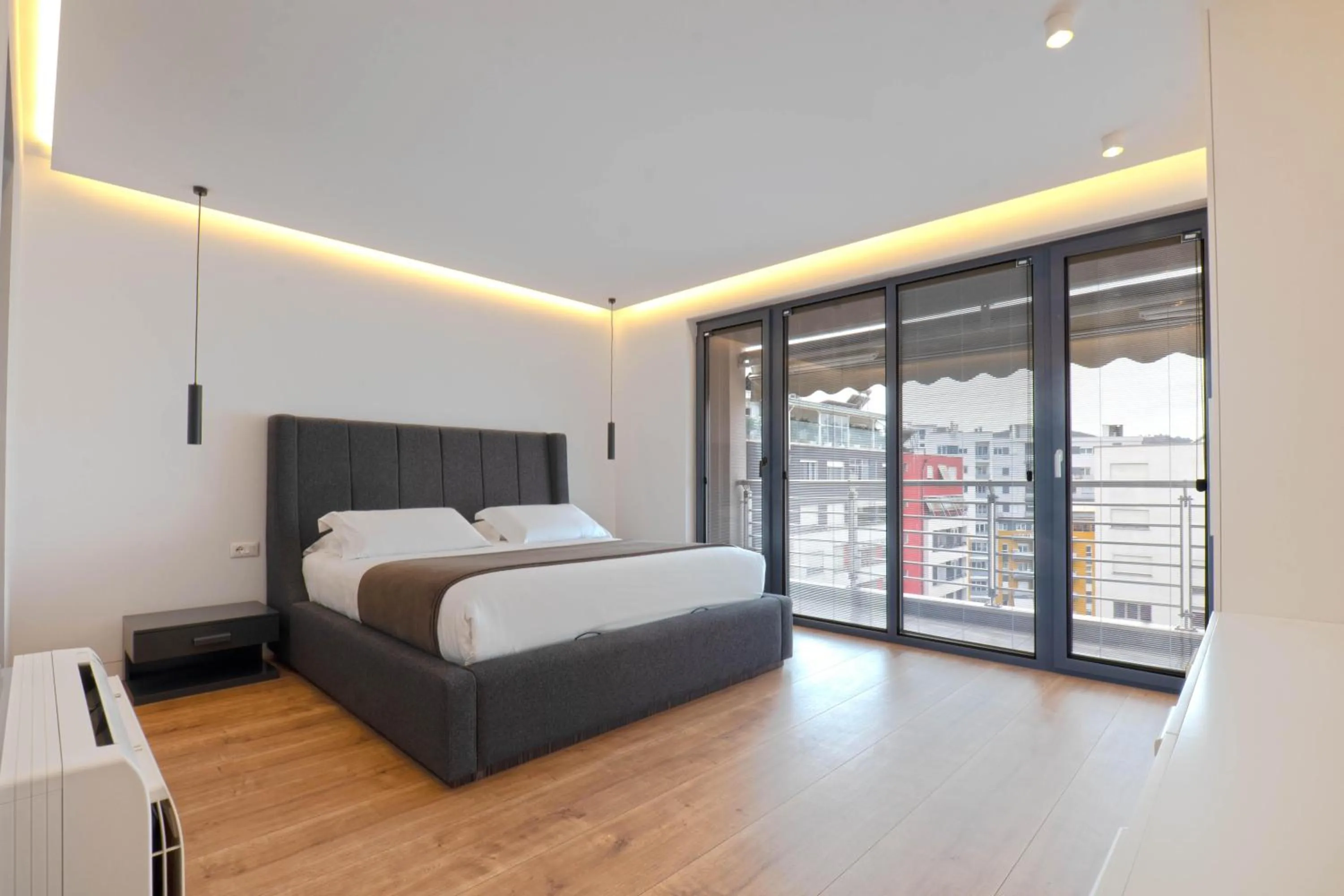 Photo of the whole room, Bed in THE ROOMS - Serviced Apartments Tirana