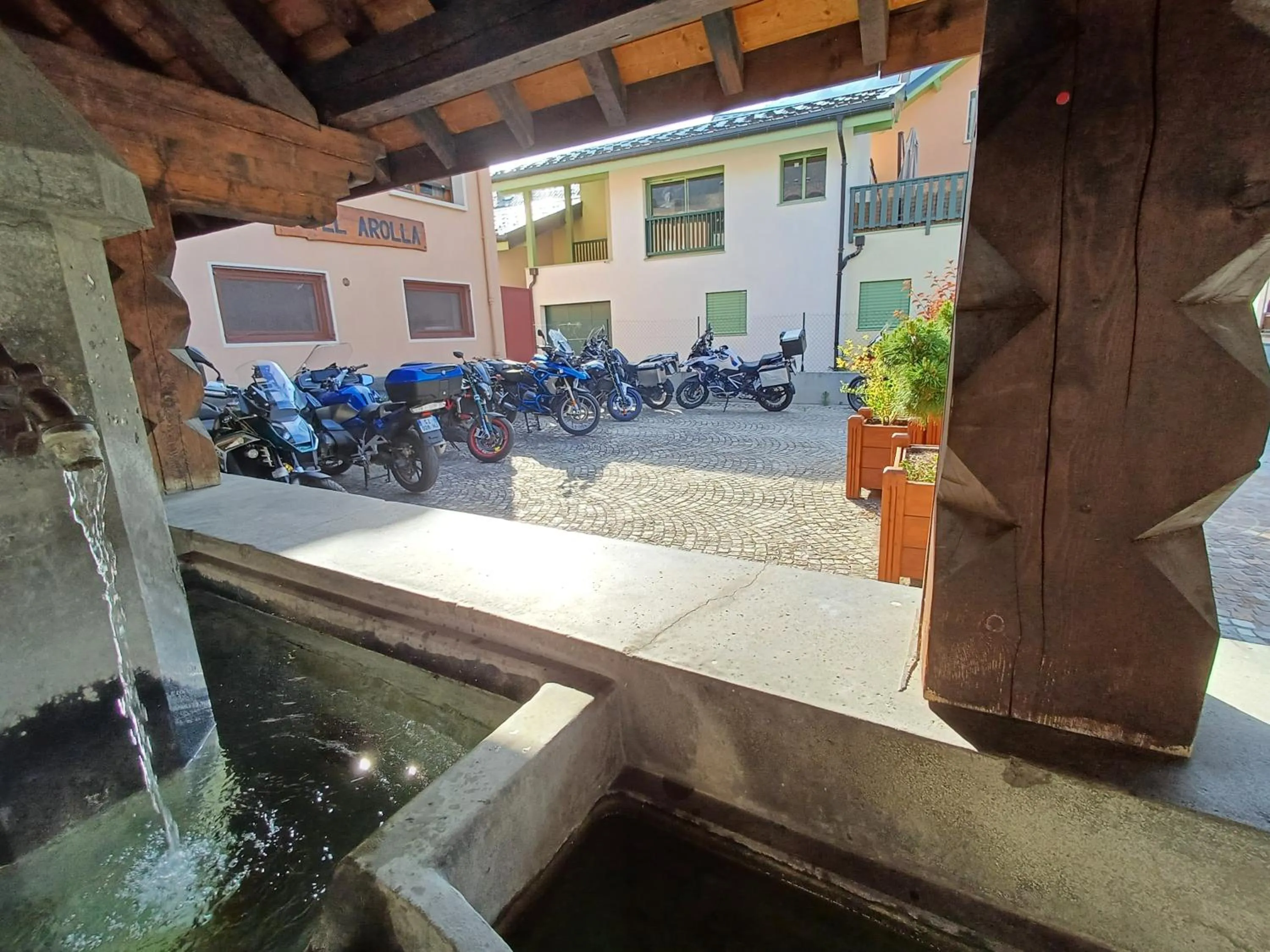 Parking in Hôtel Arolla