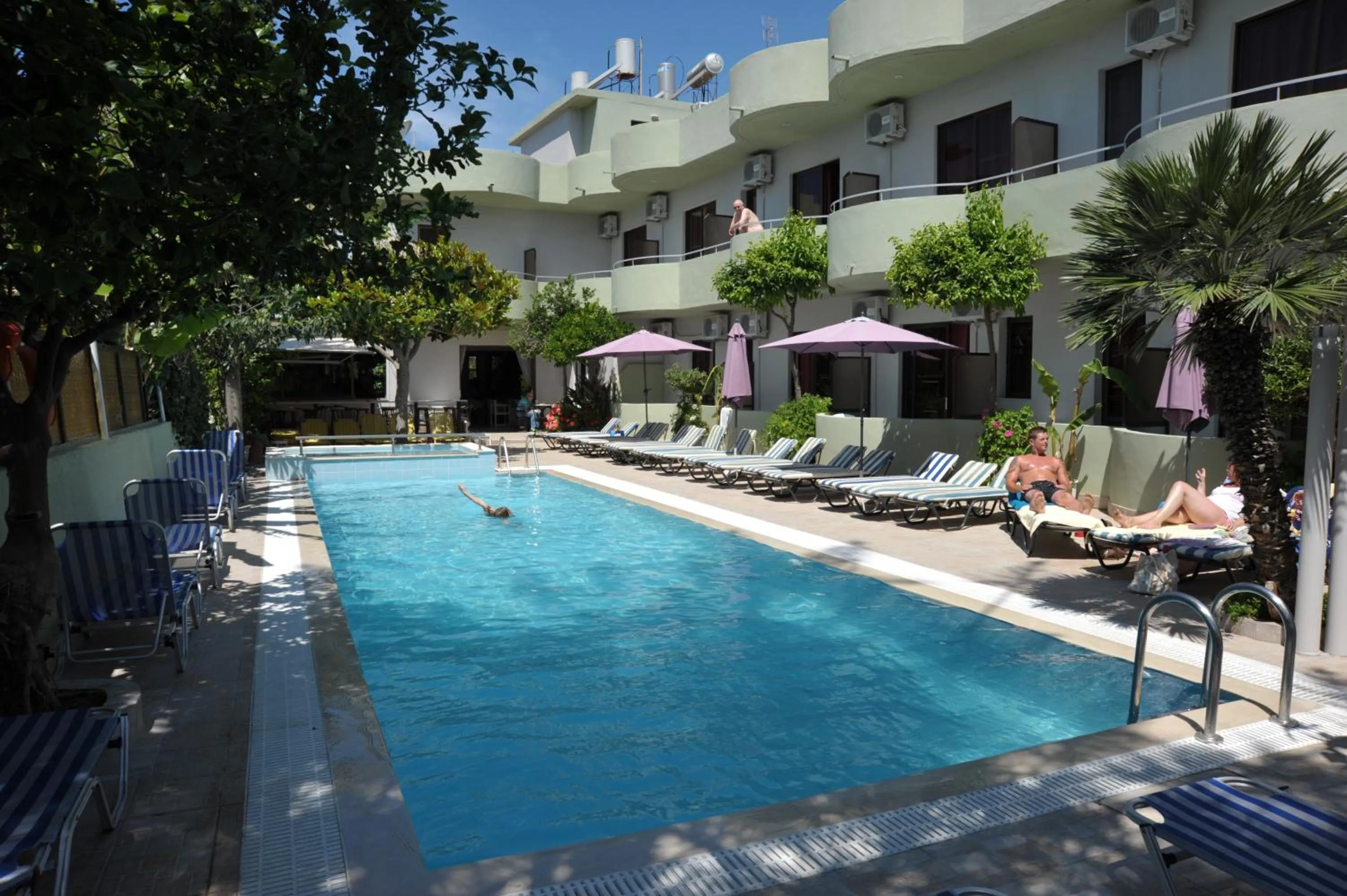 Swimming pool in Anseli Hotel