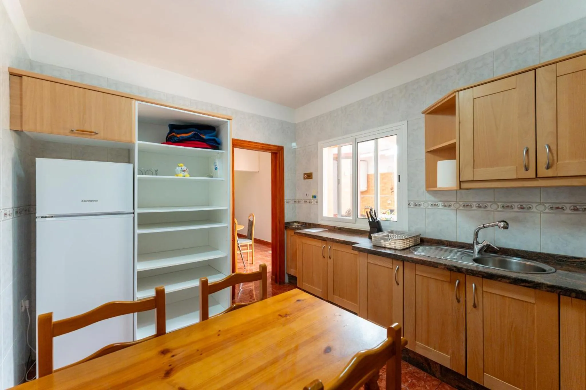 Communal kitchen in Casa Resi