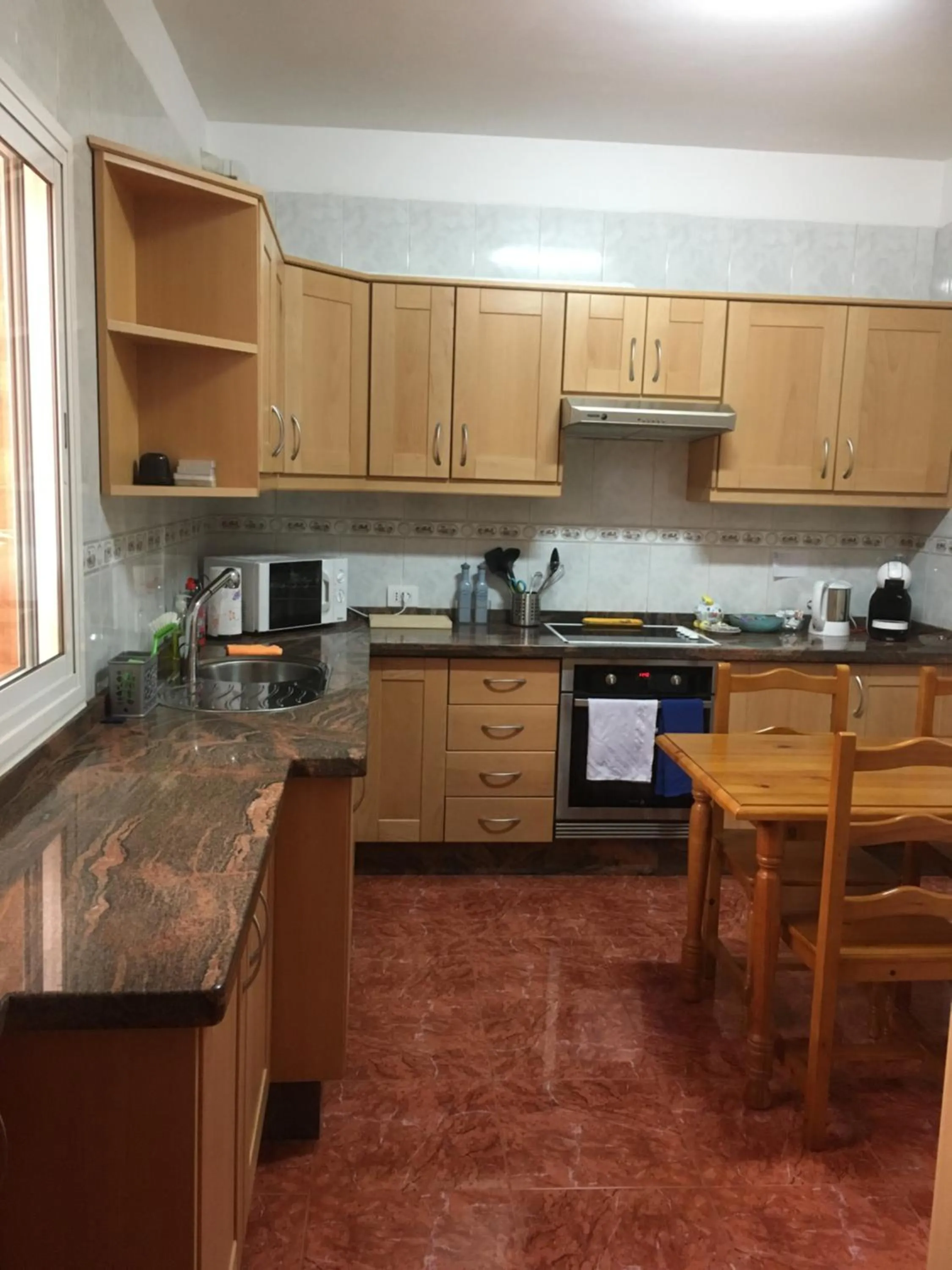 Communal kitchen in Casa Resi