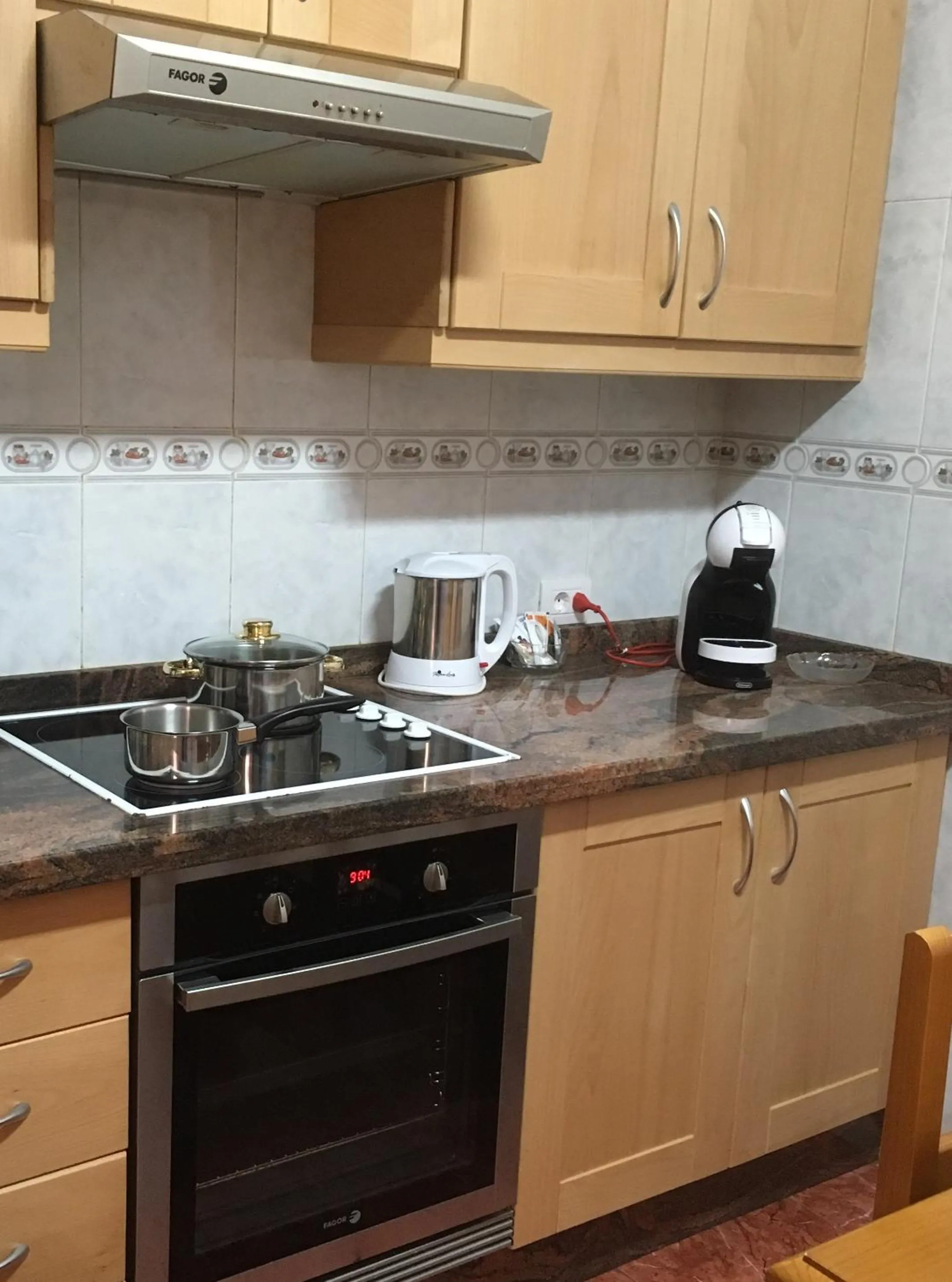 Communal kitchen in Casa Resi