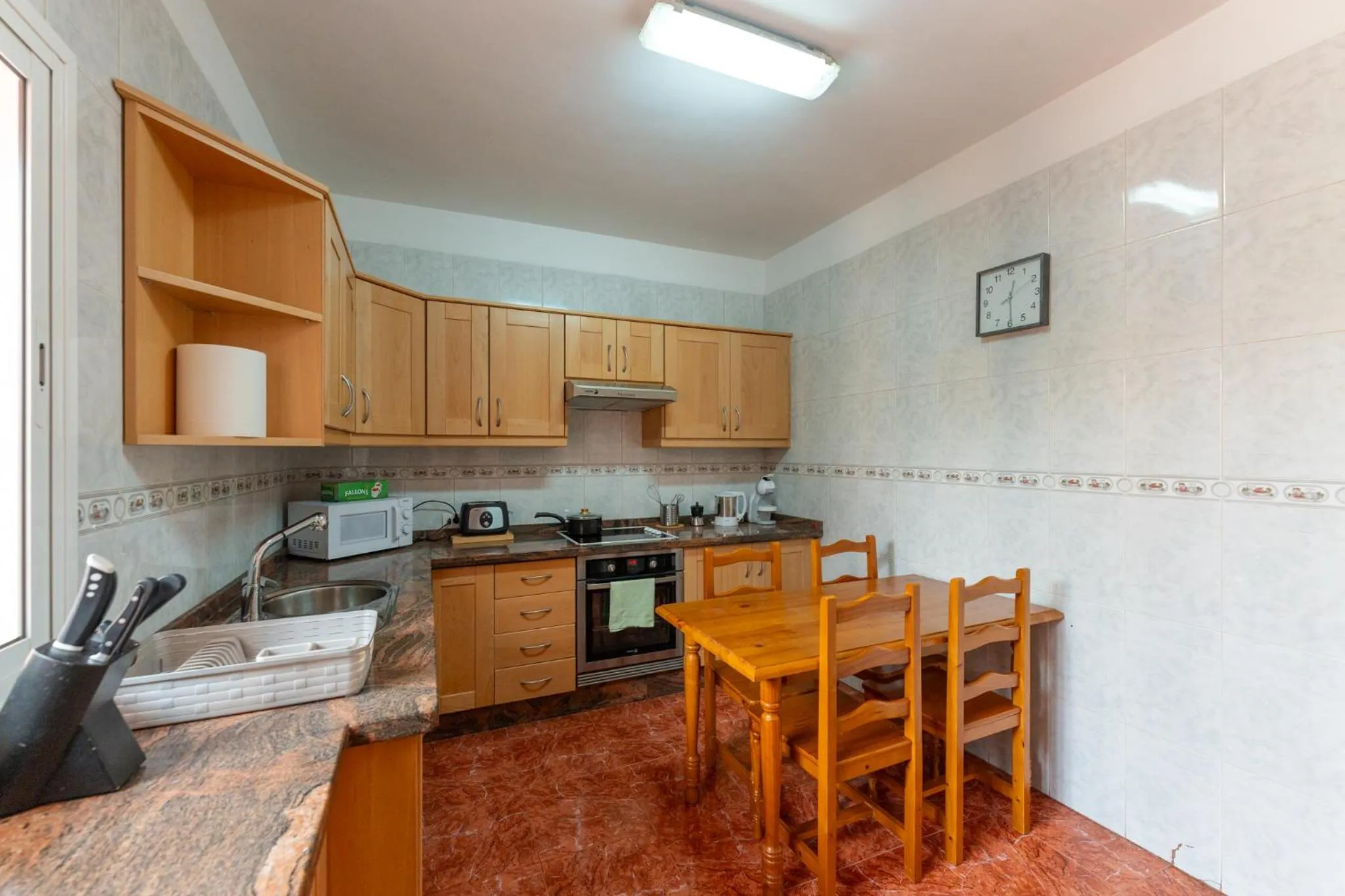 Communal kitchen in Casa Resi