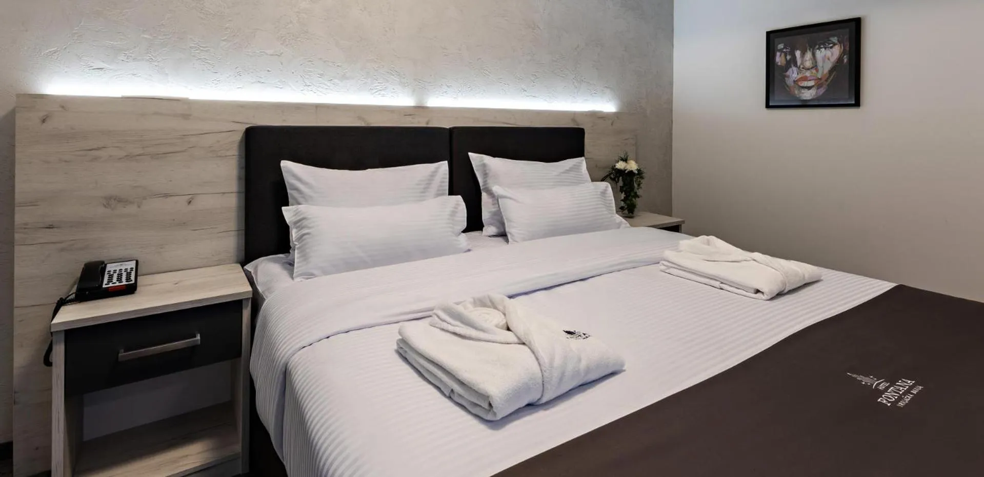 Bed in Hotel Fontana Vrnjačka Banja