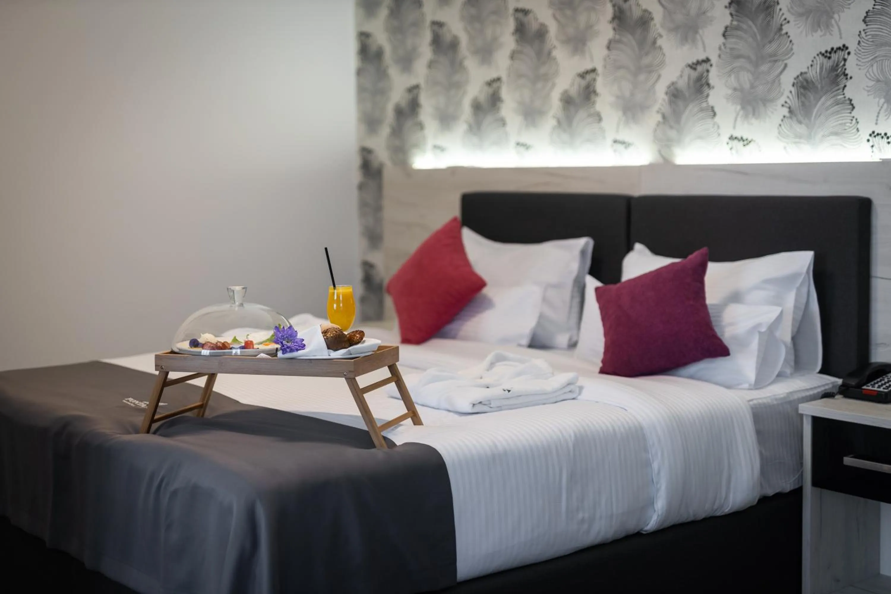 Bed in Hotel Fontana Vrnjačka Banja