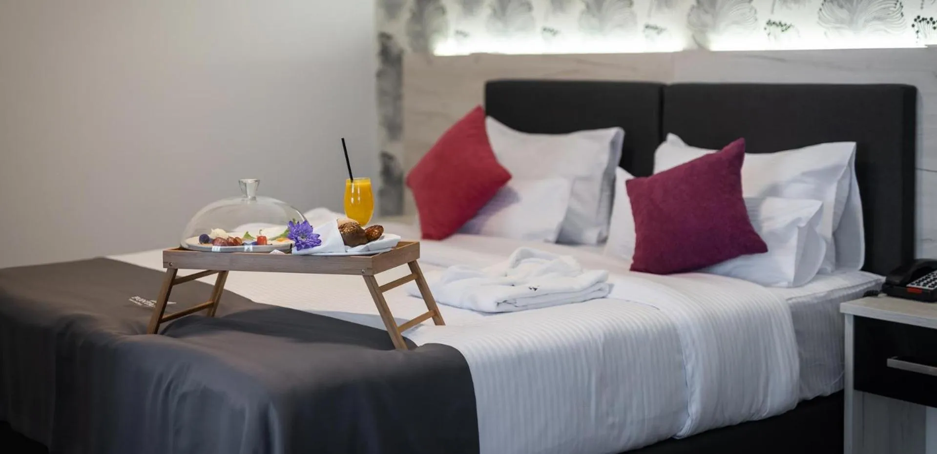 Bed in Hotel Fontana Vrnjačka Banja