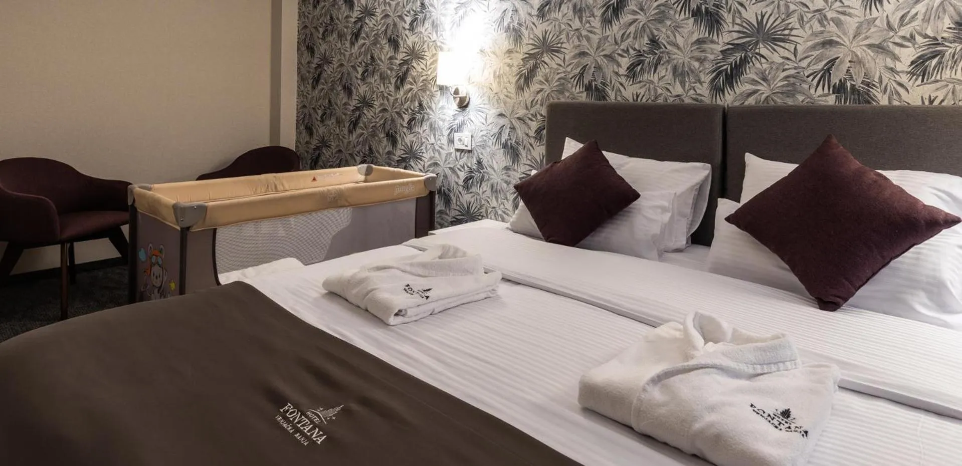 Bed in Hotel Fontana Vrnjačka Banja