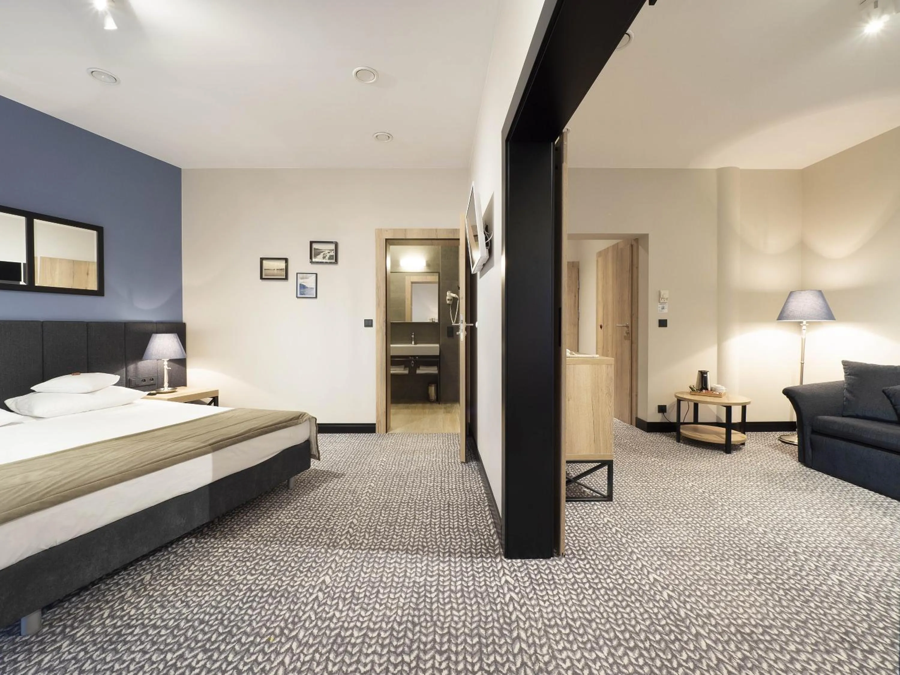 Bed in Hotel Wojciech