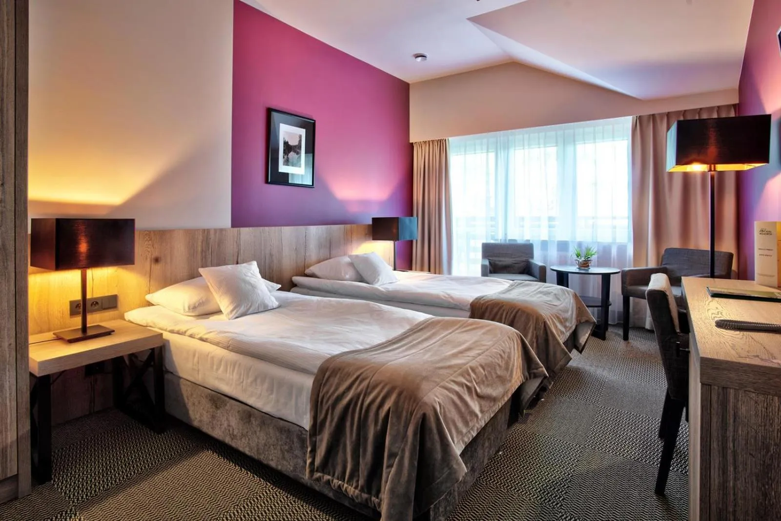 Bed in Hotel Wojciech