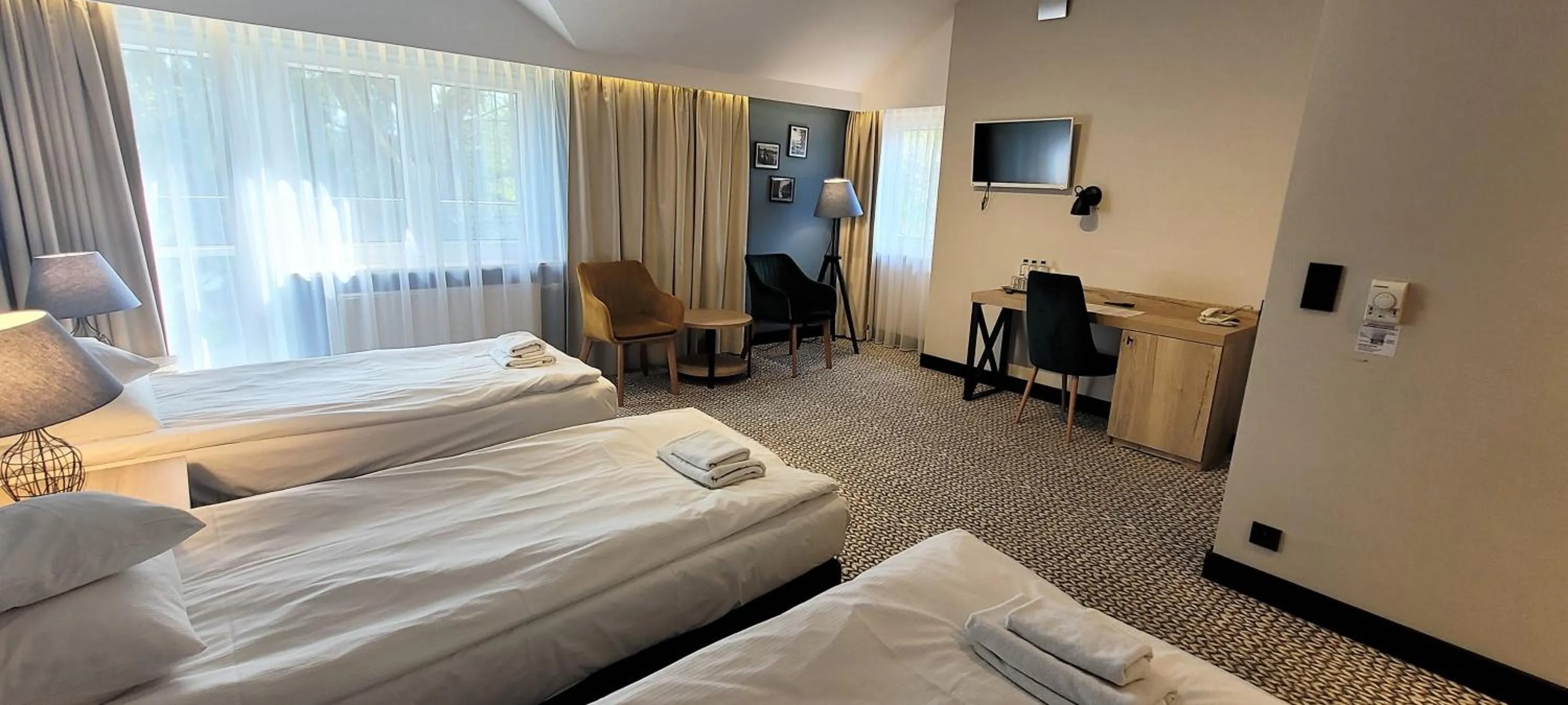 Bed in Hotel Wojciech