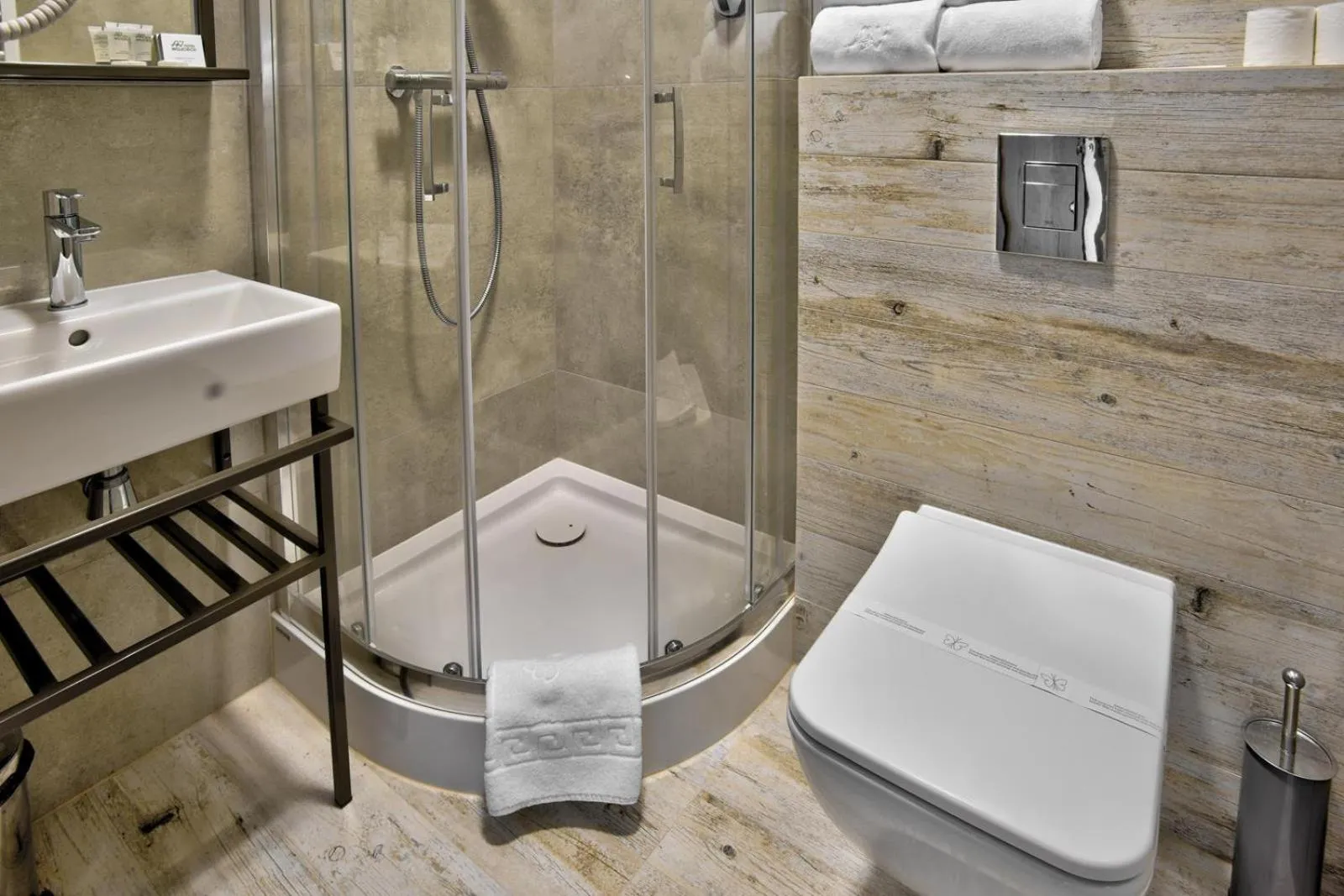 Shower in Hotel Wojciech