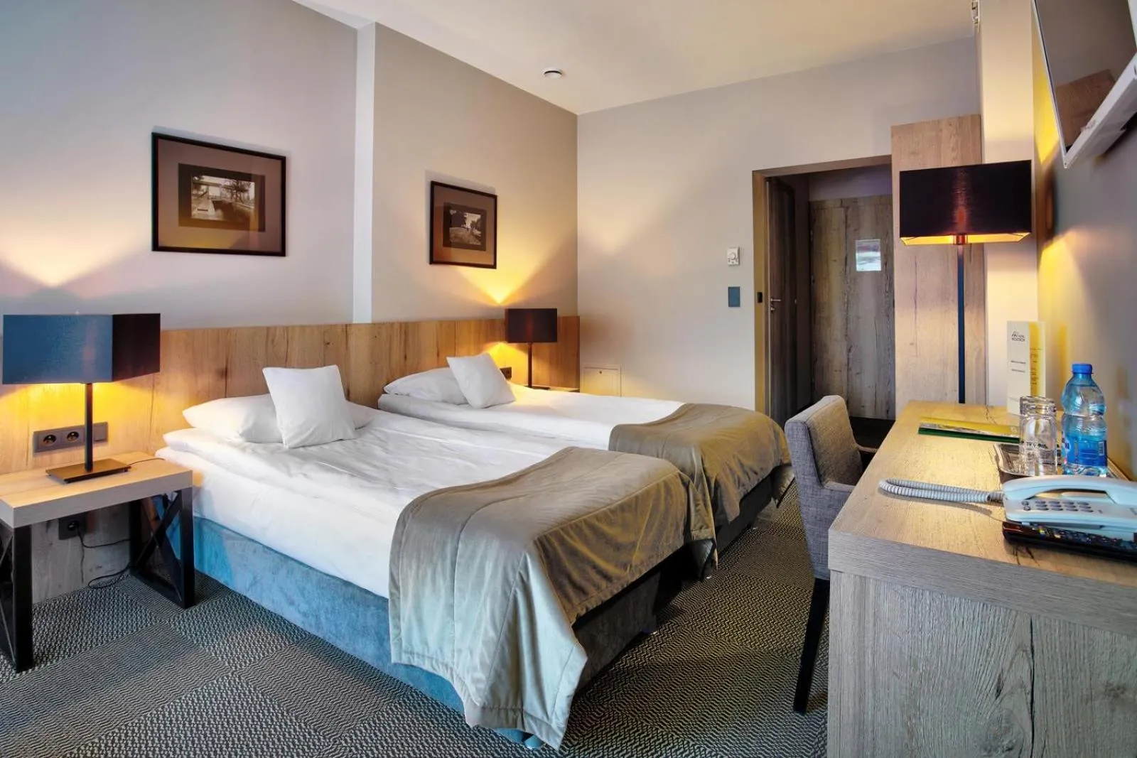 Bed in Hotel Wojciech