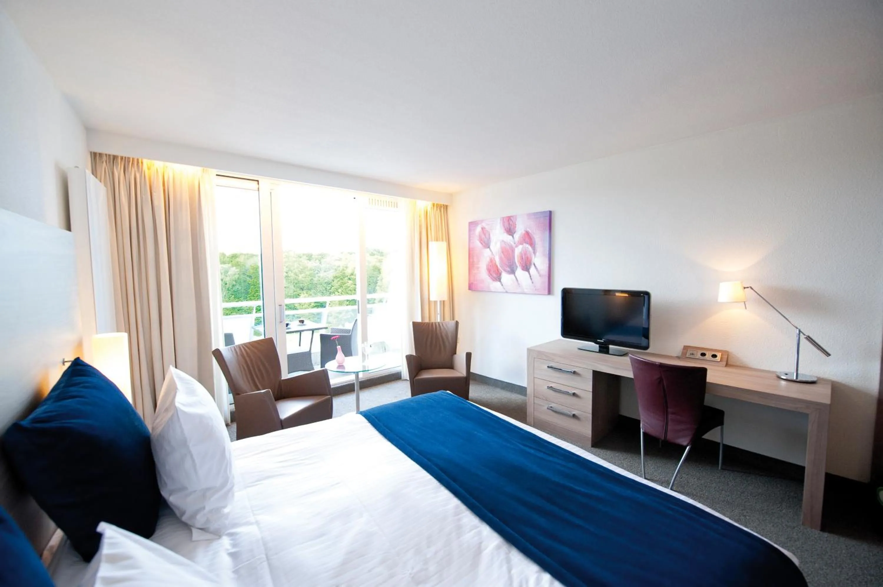 TV and multimedia, Bed in Sanadome Hotel & Spa Nijmegen