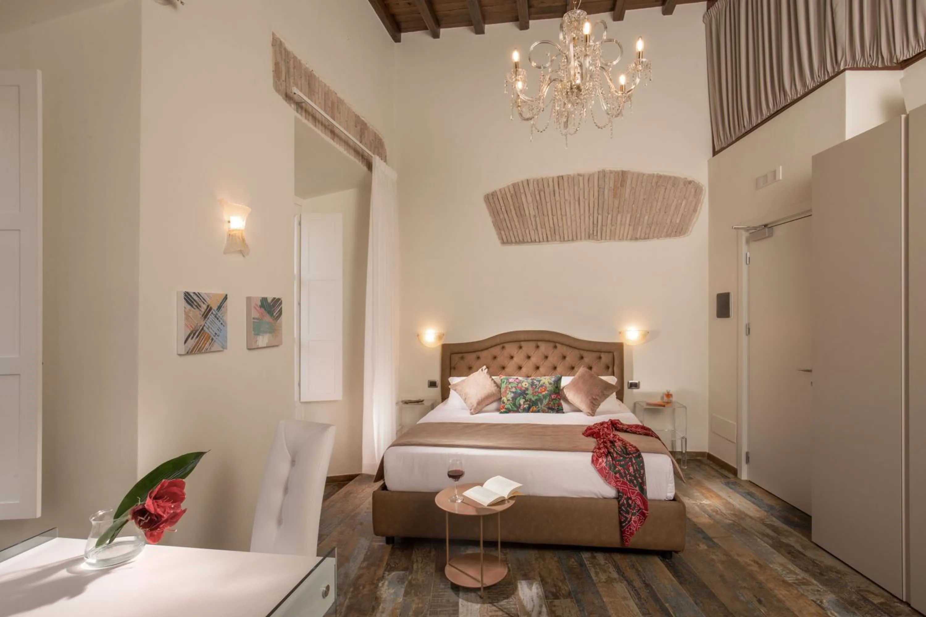 Bed in Guesthouse MySuiteTower Pantheon