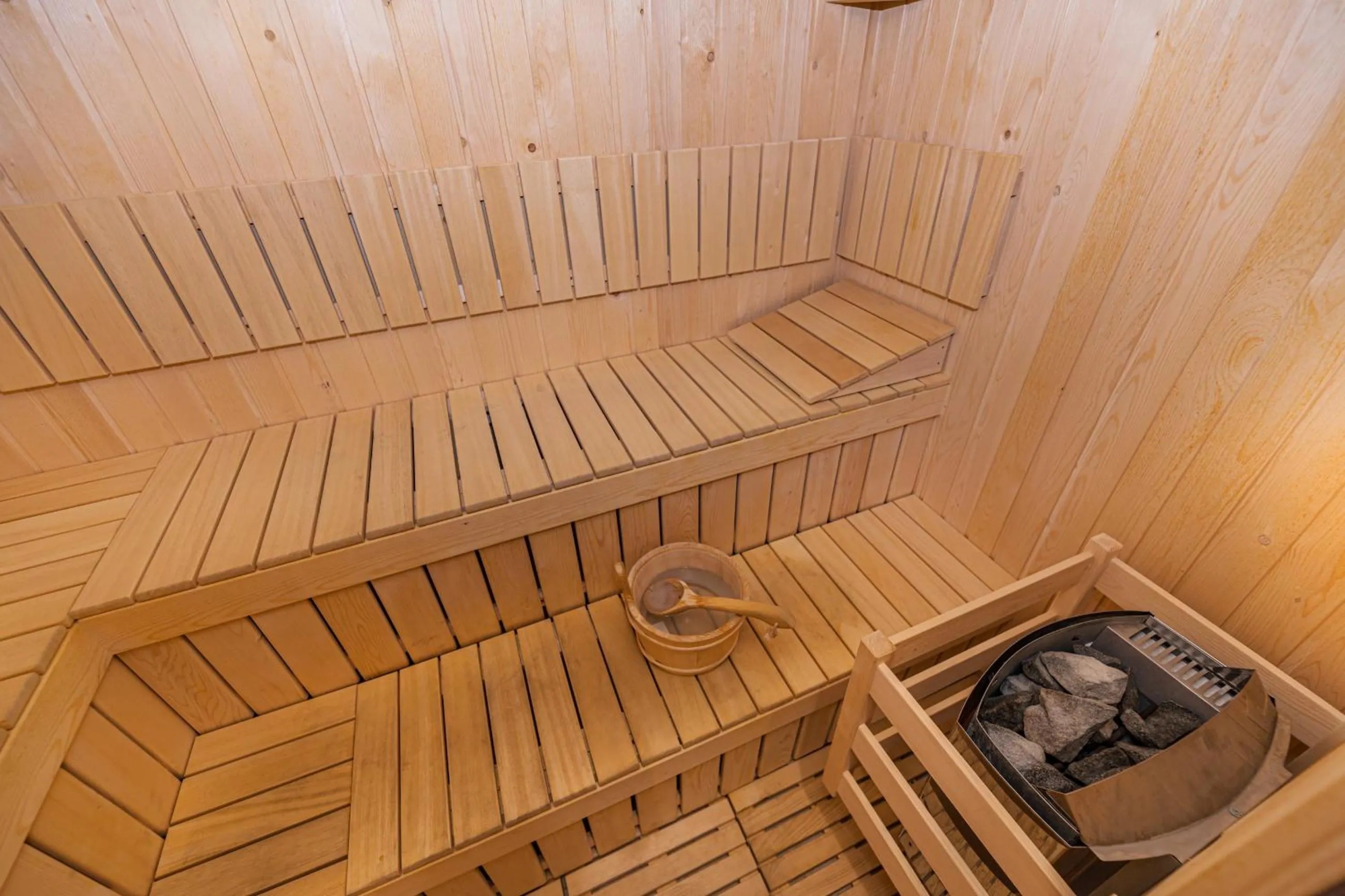 Sauna in Pensiunea Hilltop