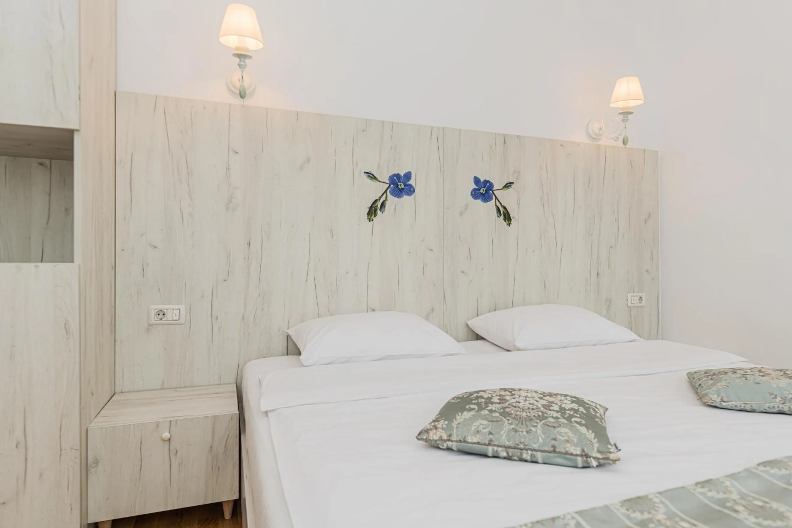 Bed in Pensiunea Hilltop