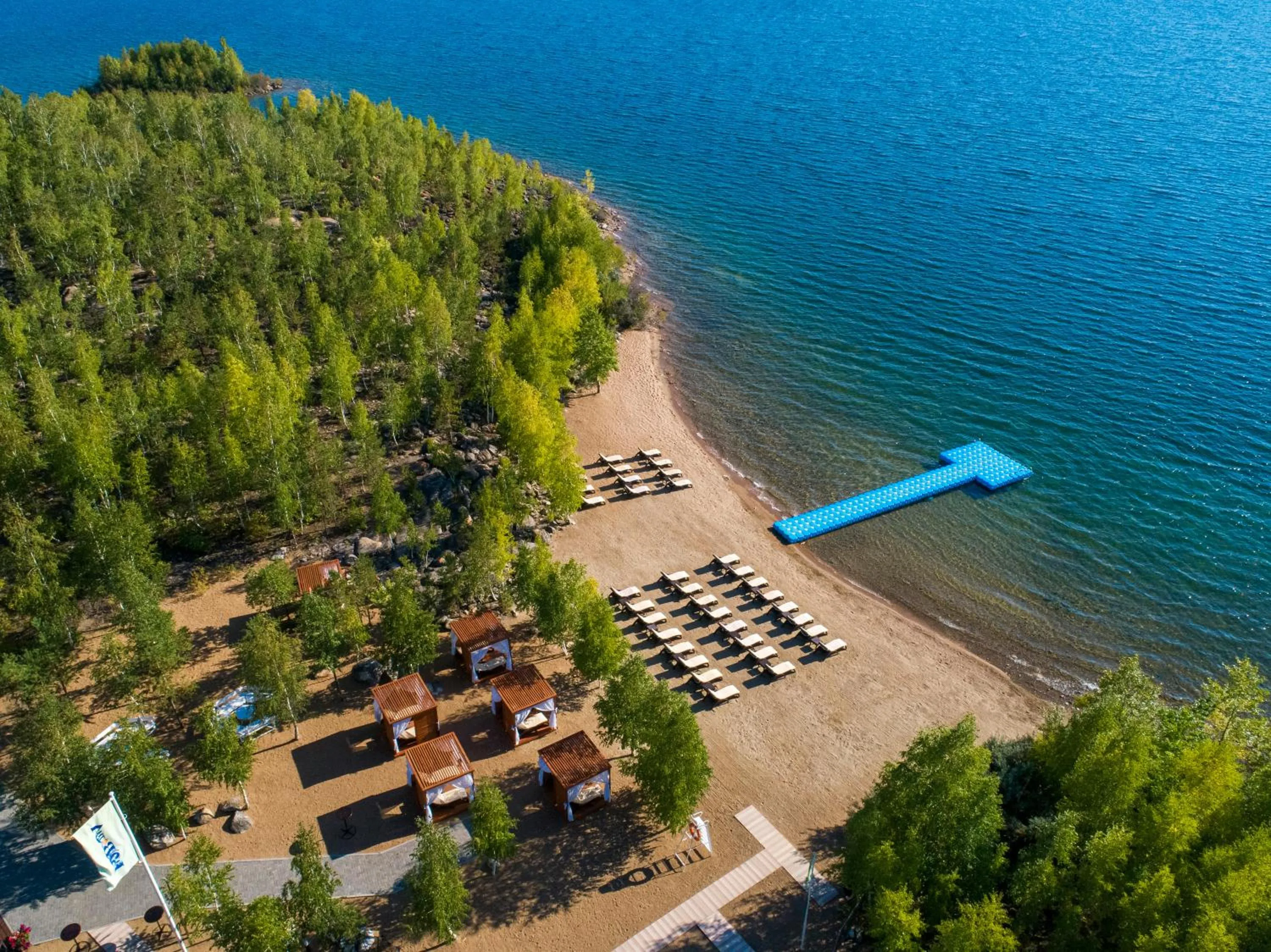 Beach in Rixos Borovoe