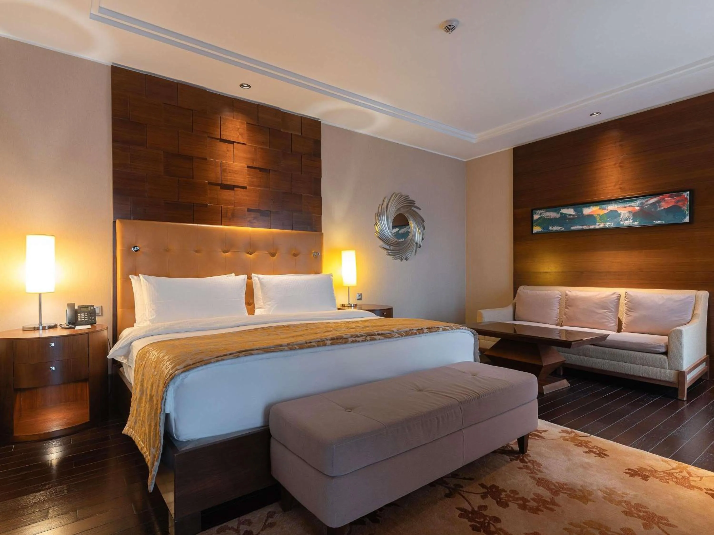 Bedroom, Bed in Rixos Borovoe