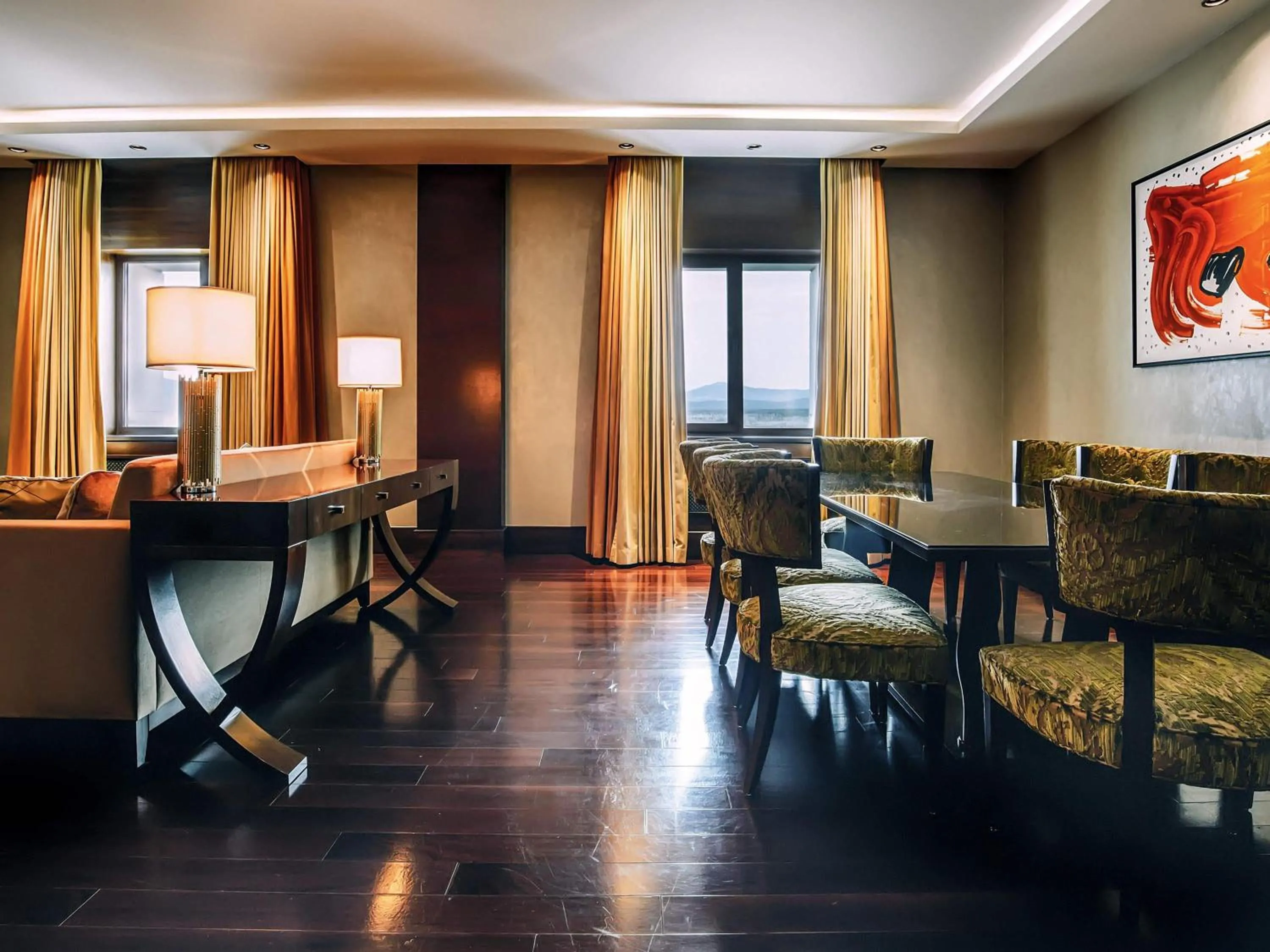 Bedroom in Rixos Borovoe