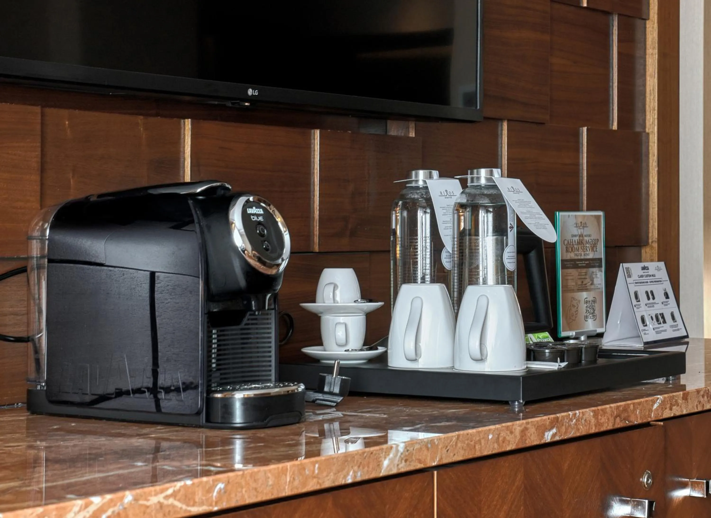 Coffee/tea facilities in Rixos Borovoe
