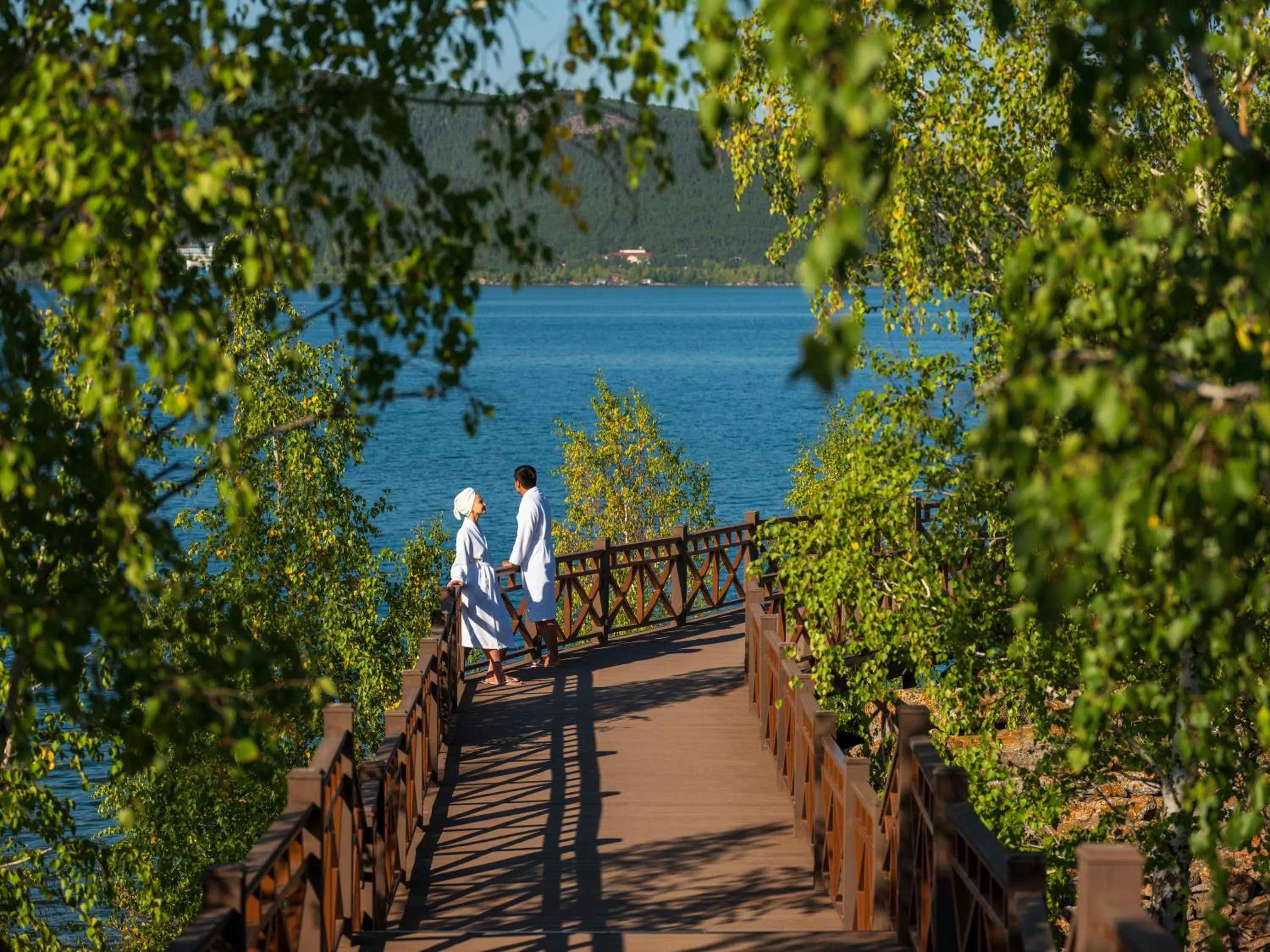 Natural landscape in Rixos Borovoe