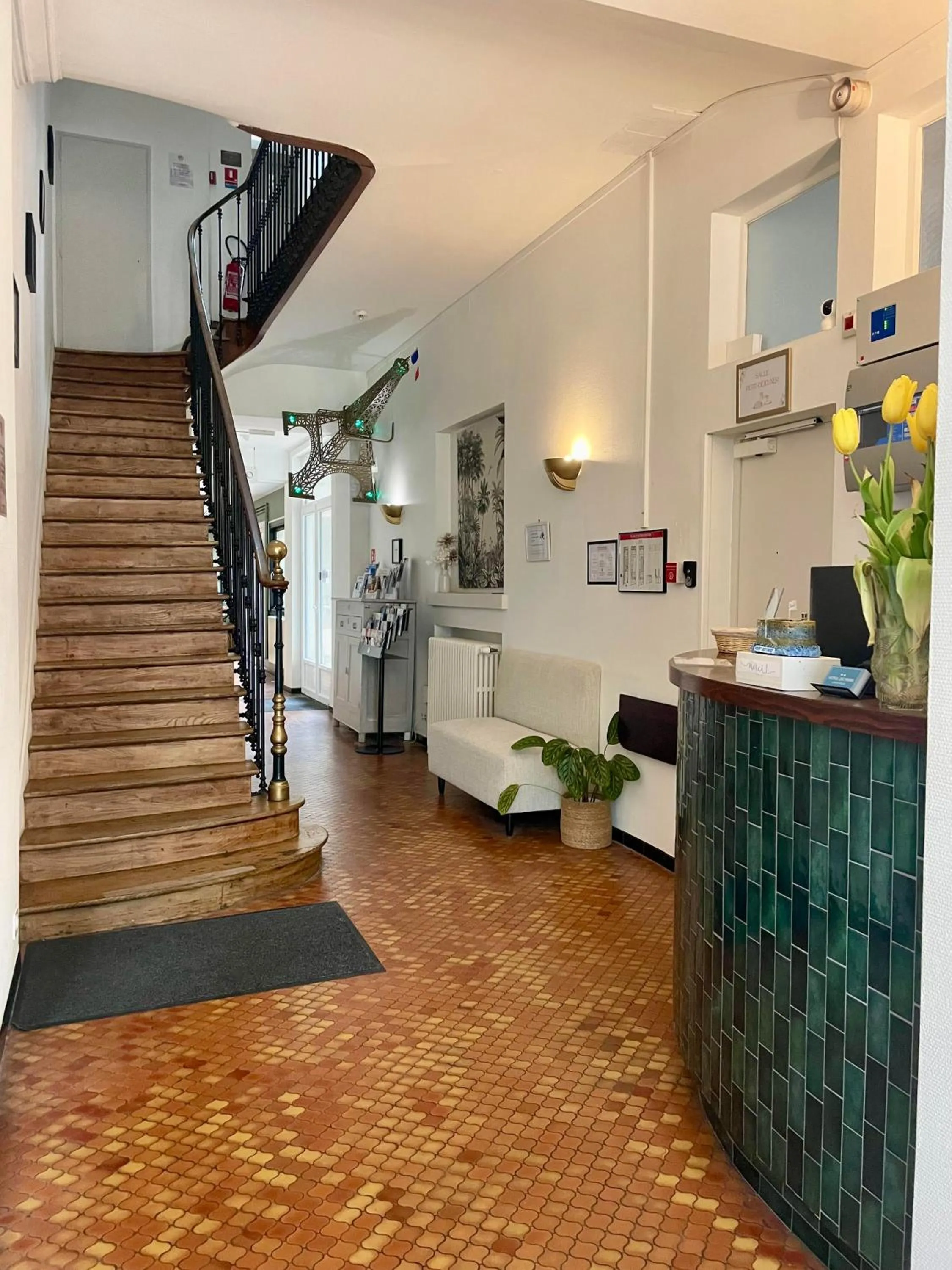 Lobby or reception in Hotel de Paris