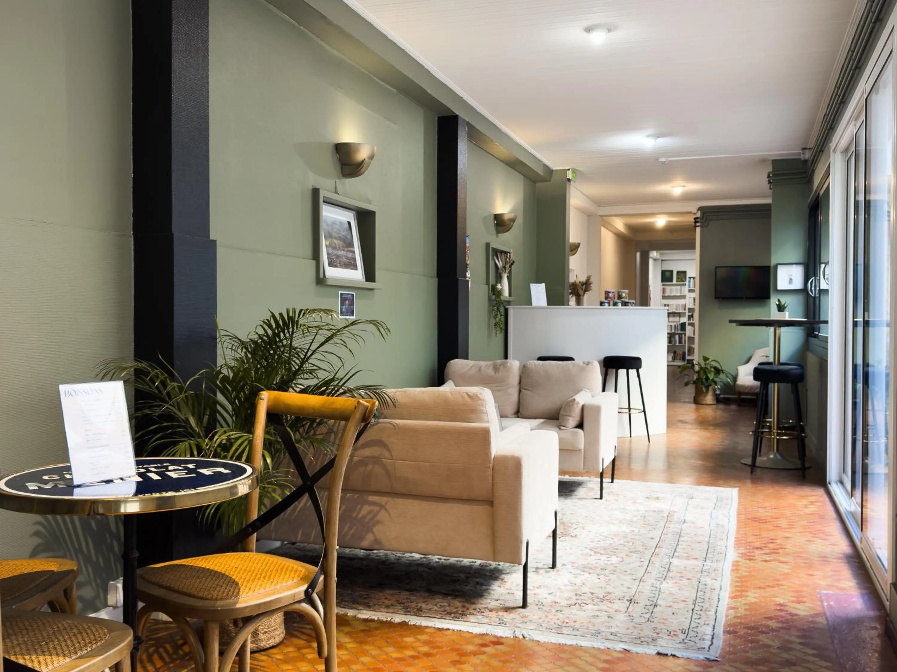 Living room in Hotel de Paris