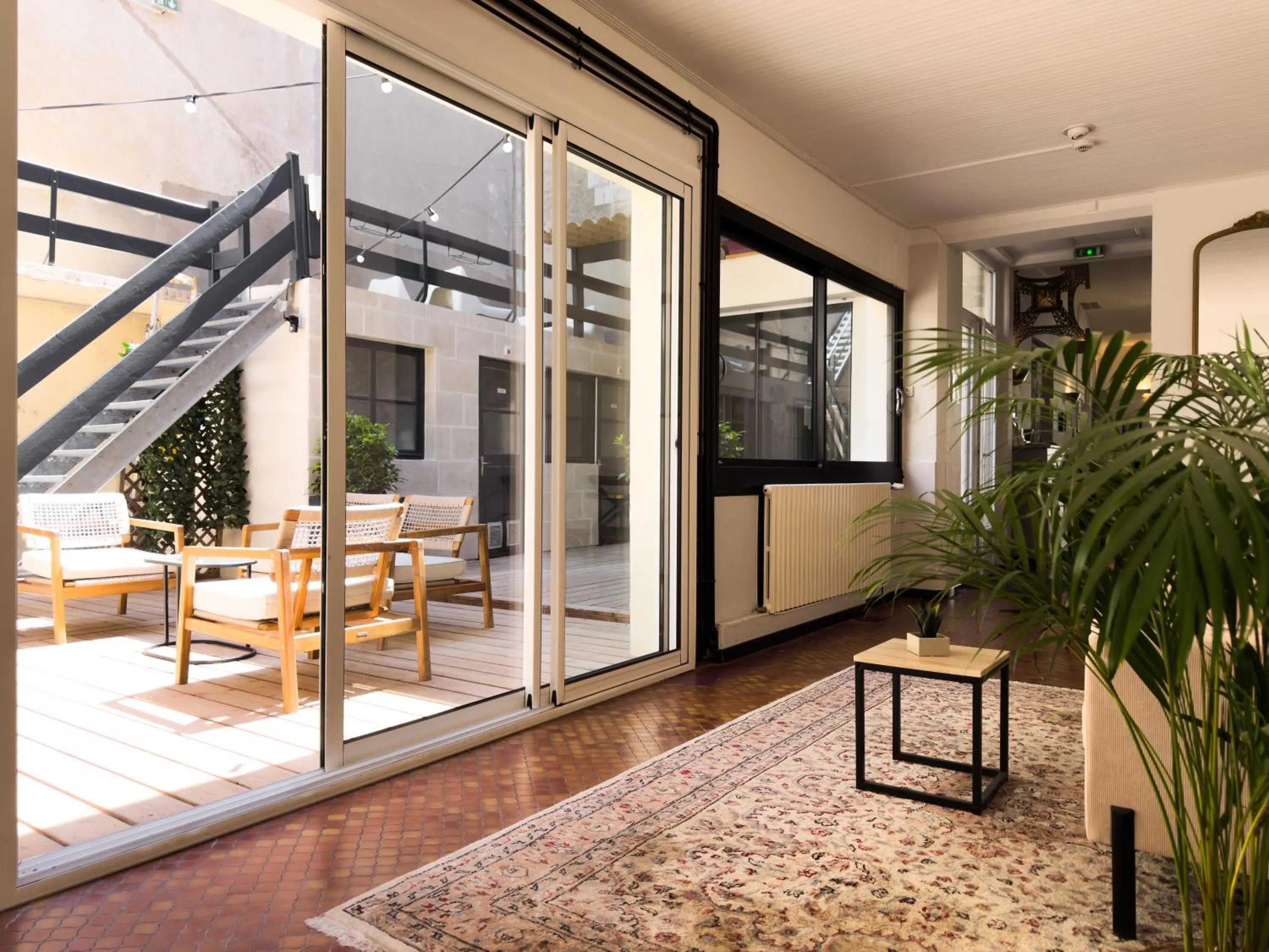 Living room in Hotel de Paris