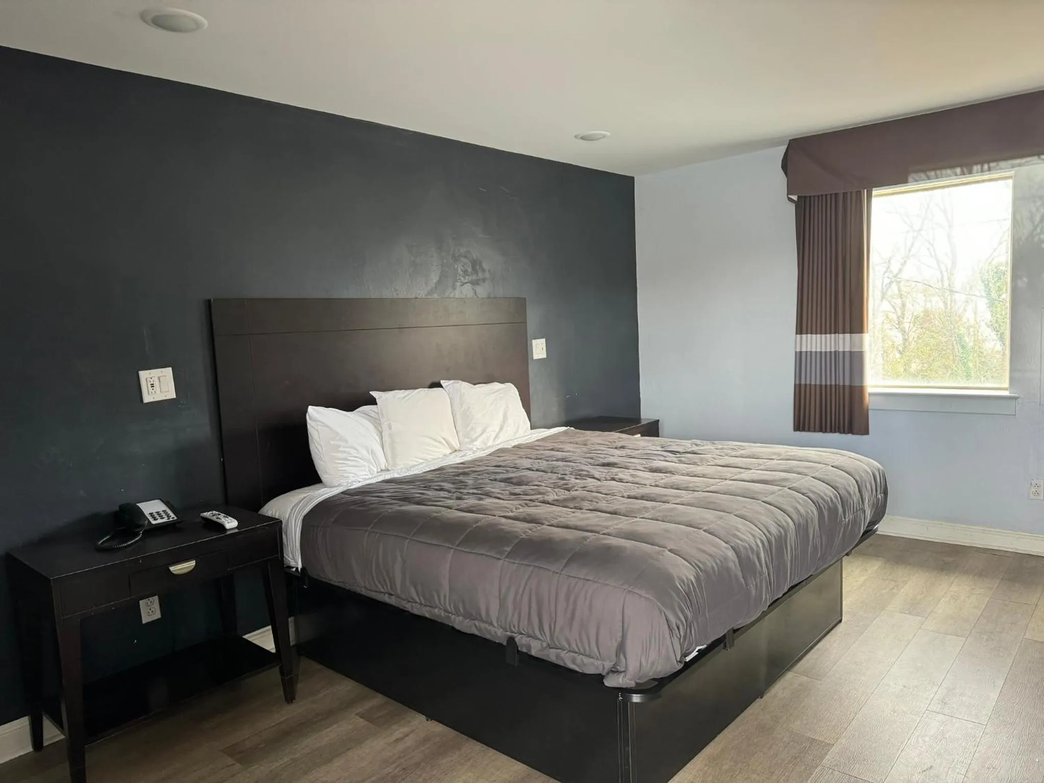 Bed in Budget Inn Danville