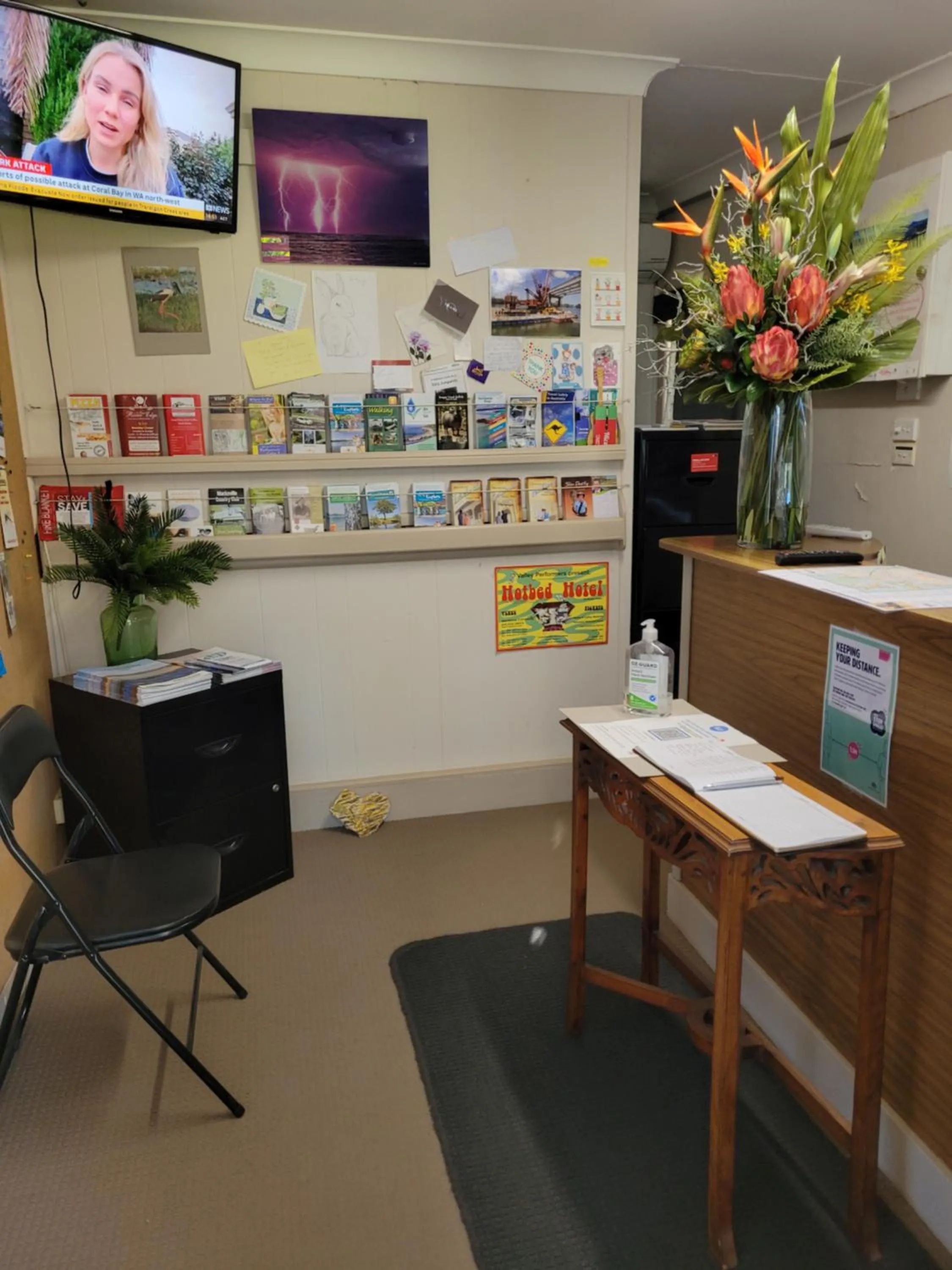 Lobby or reception in Jabiru Motel